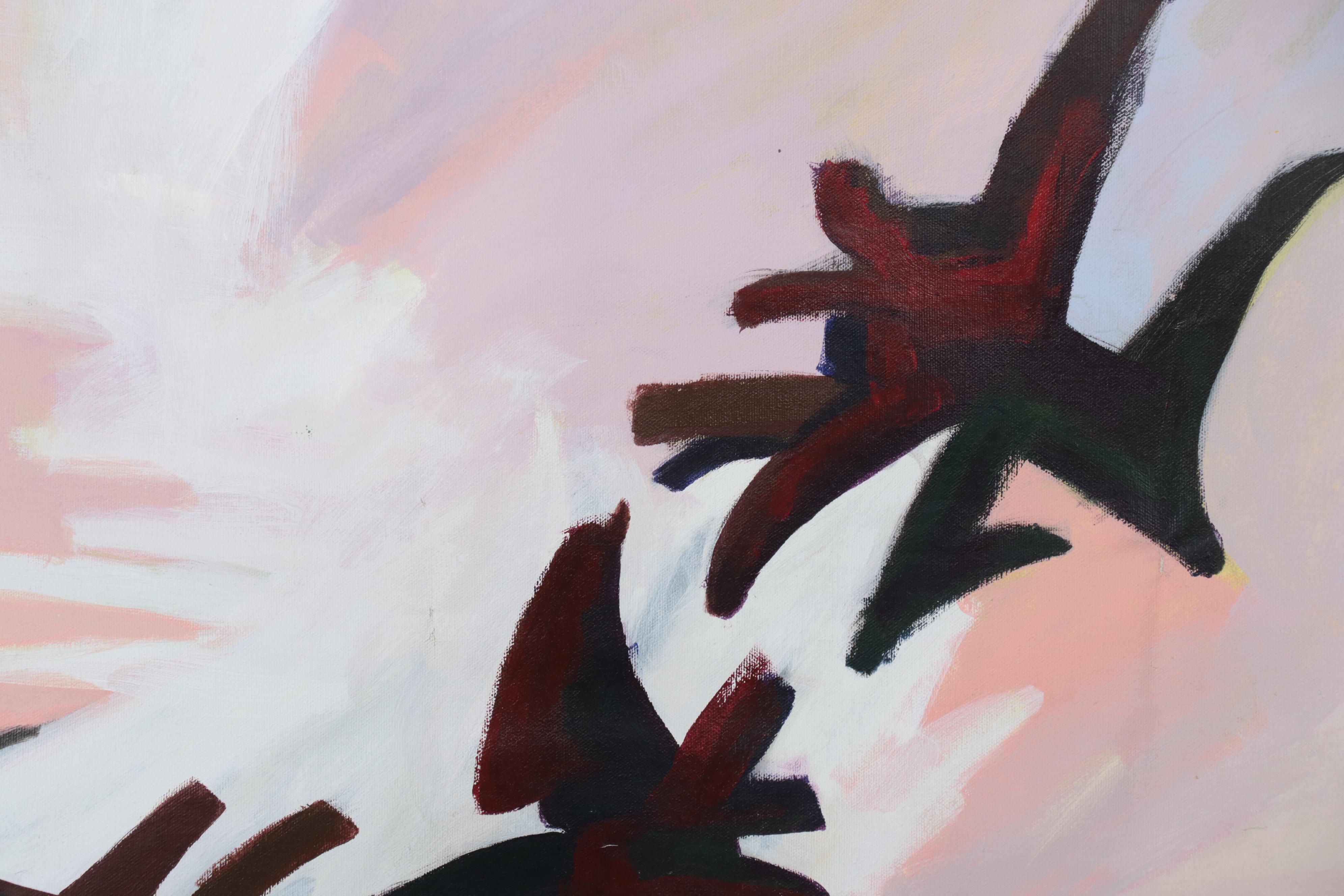 Katrina Halter Non-Objective Oil Painting