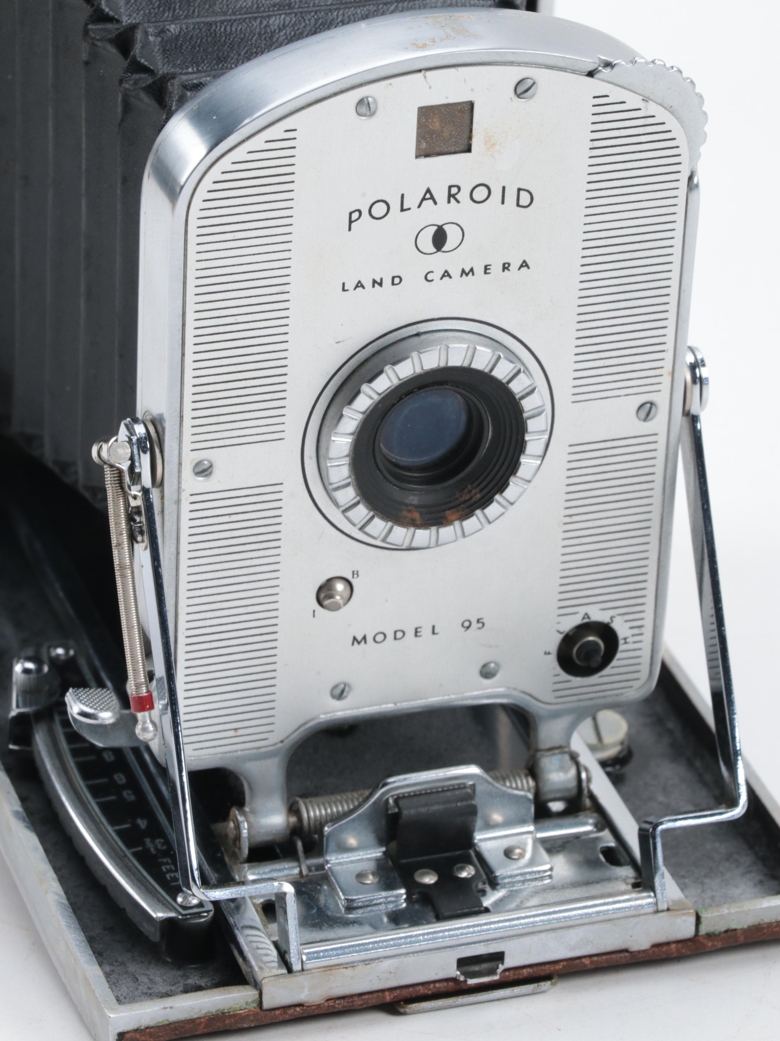 Polaroid Land Camera Model 95 with Argus Camera