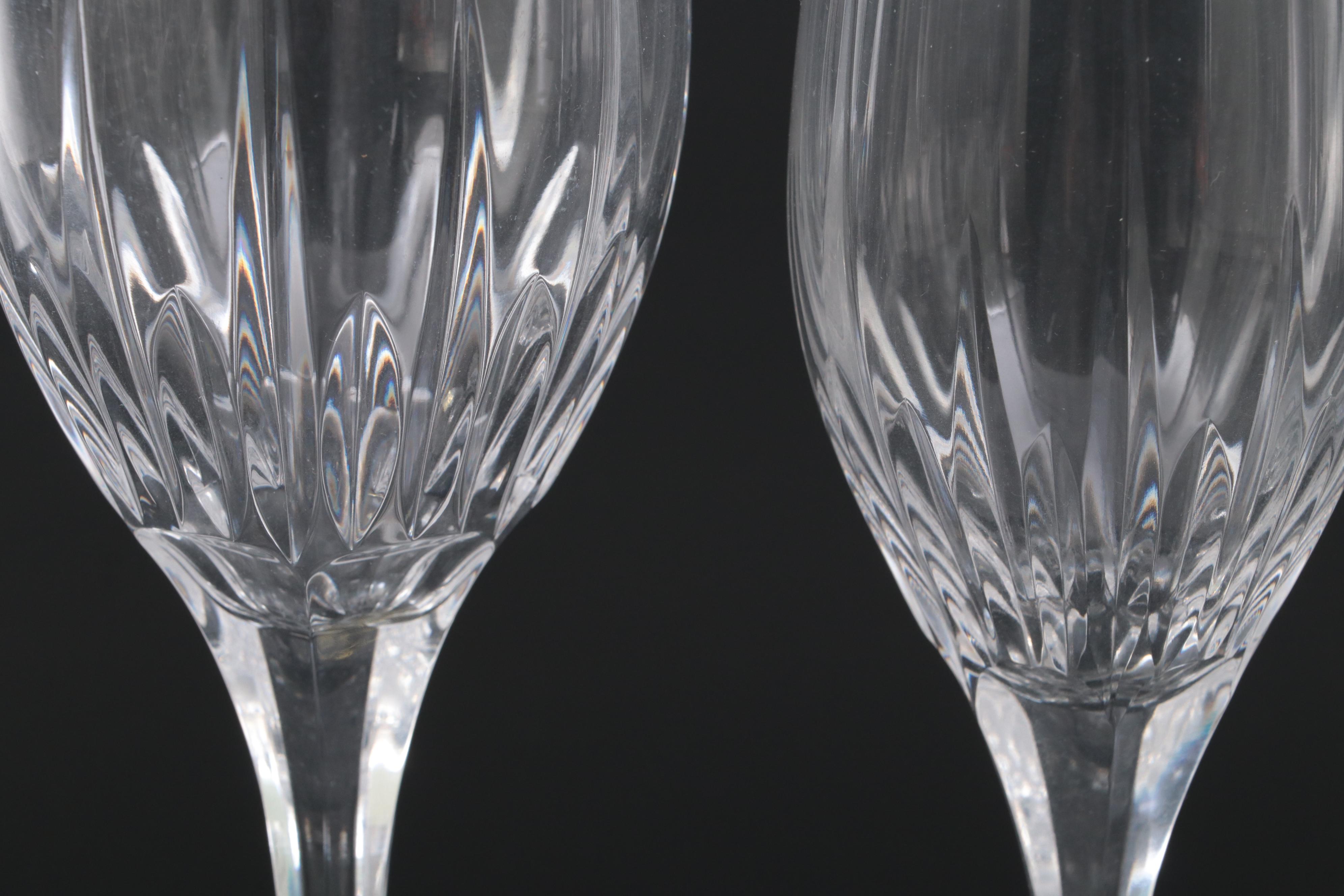 Mikasa "Arctic Lights" Crystal Water Goblets and Stemware