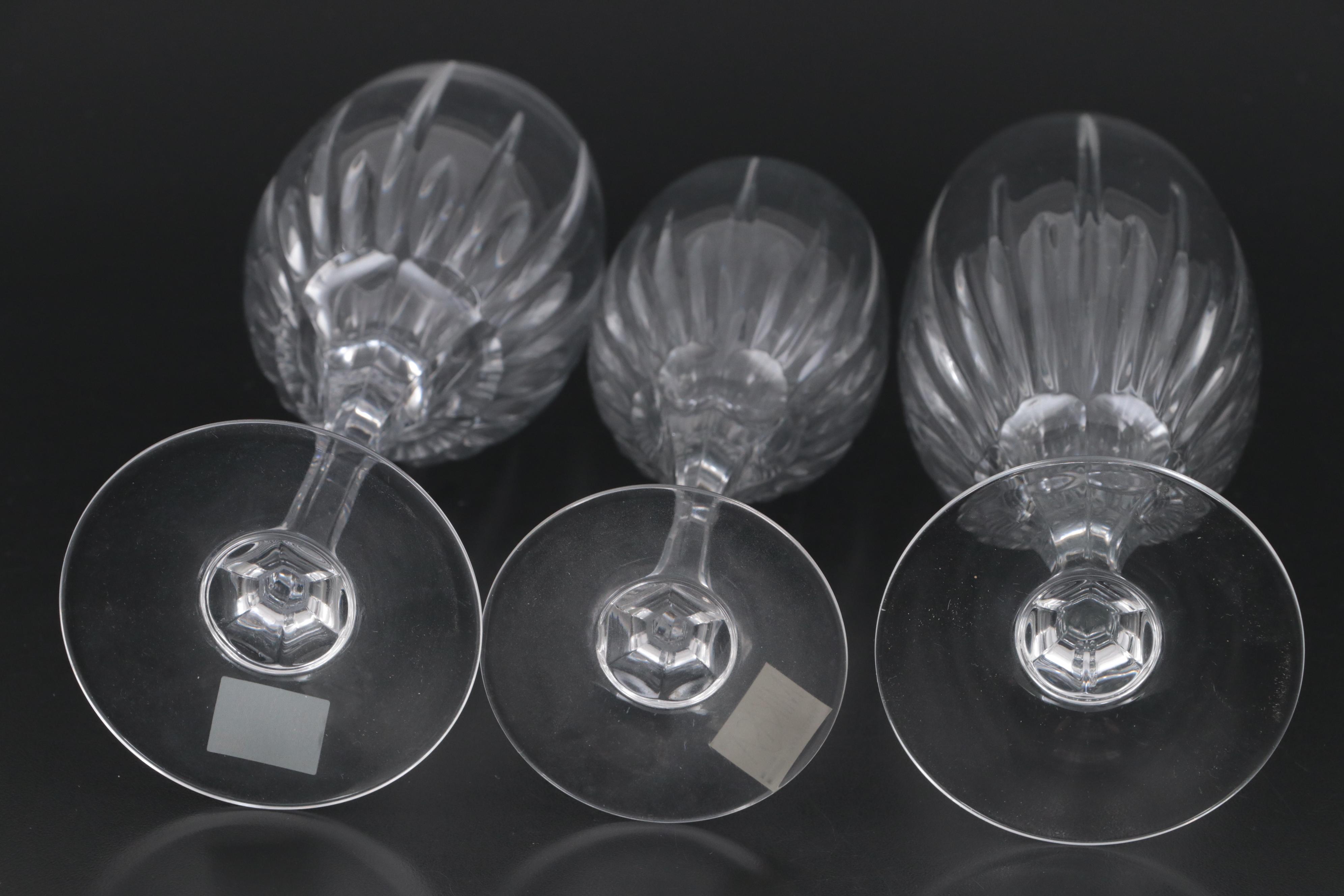 Mikasa "Arctic Lights" Crystal Water Goblets and Stemware
