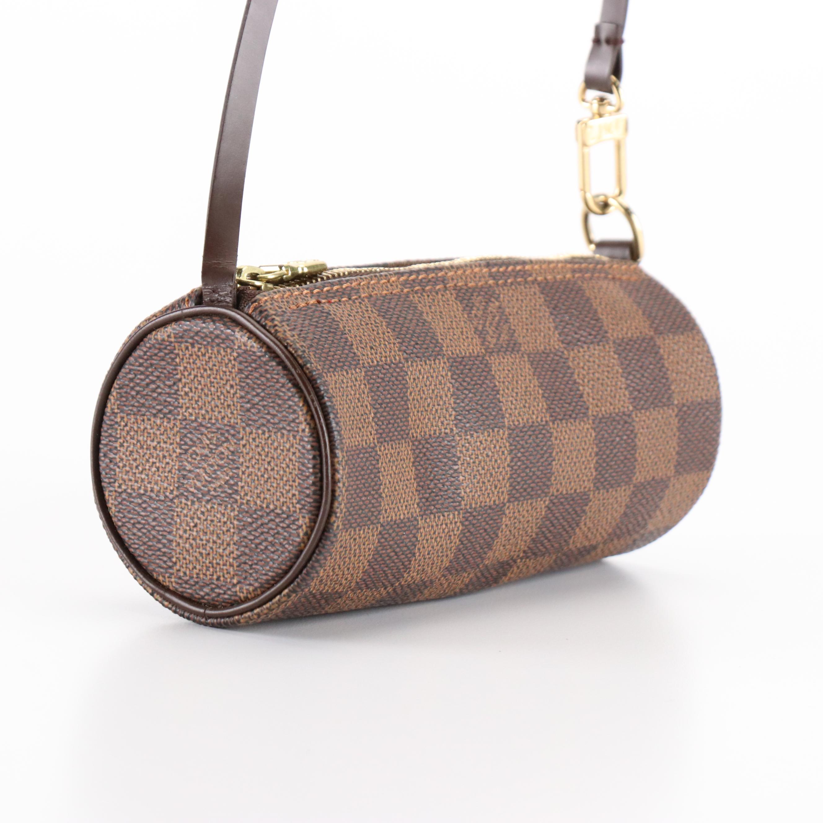 Louis Vuitton Papillon Pochette in Damier Ebene Canvas