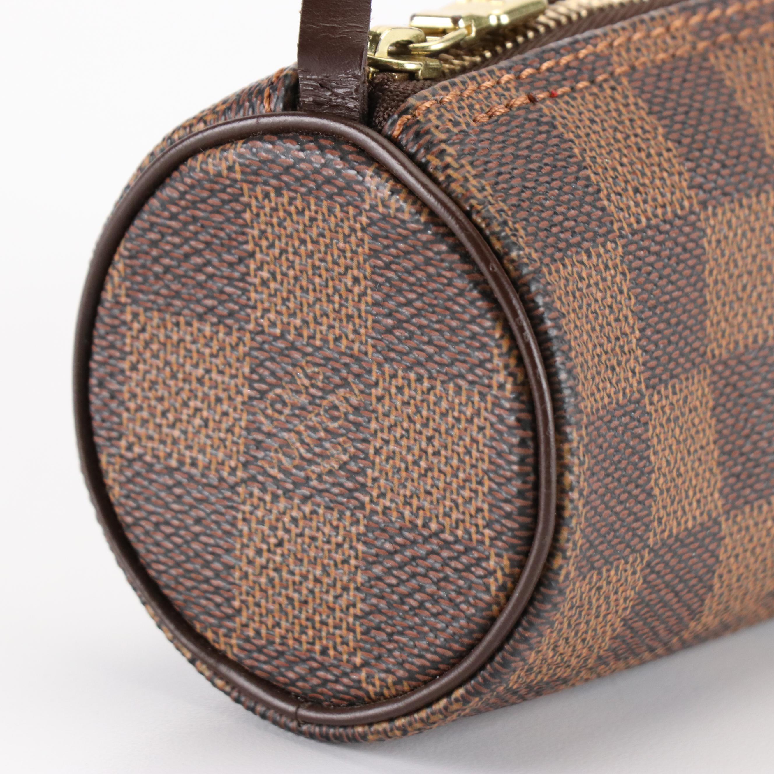 Louis Vuitton Papillon Pochette in Damier Ebene Canvas