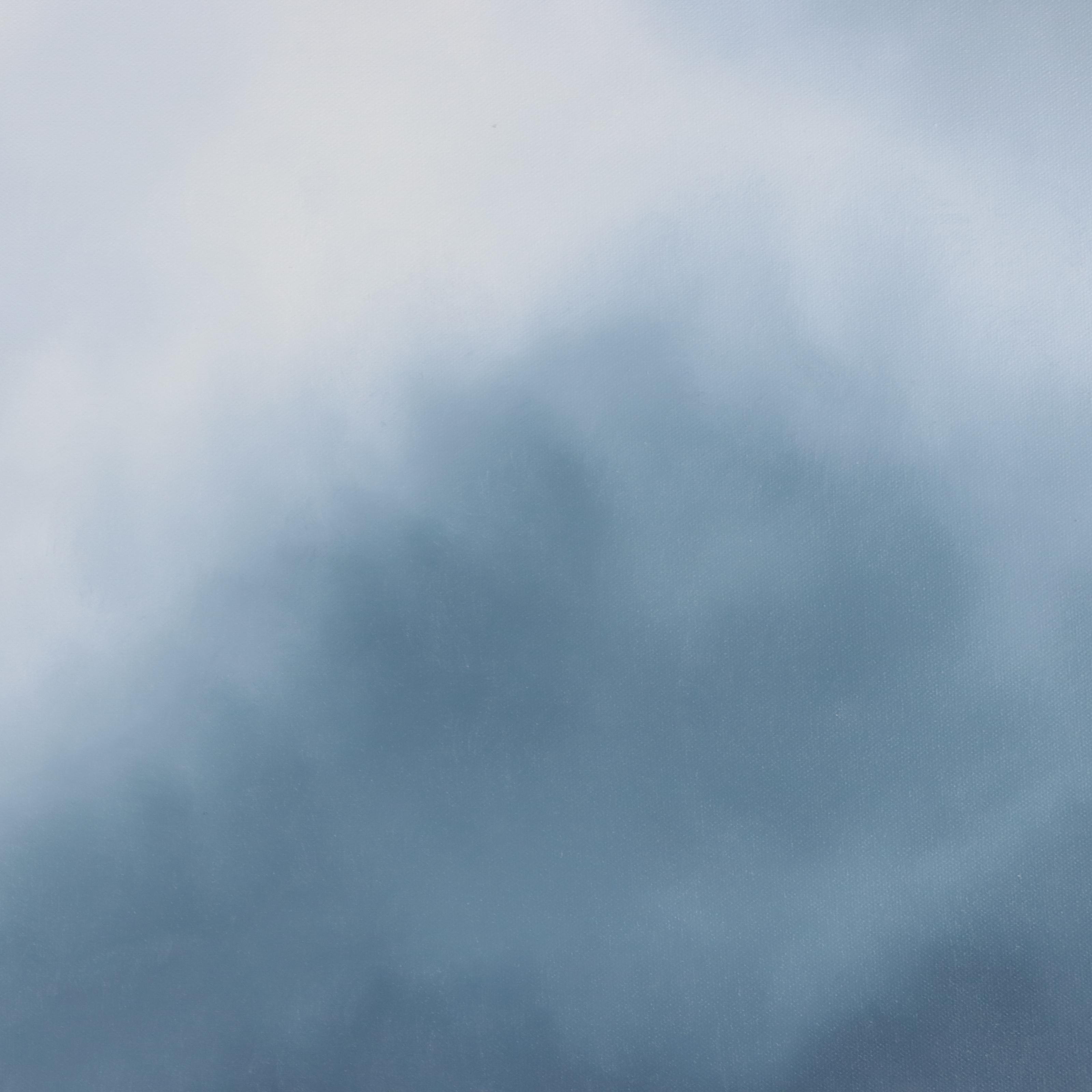 Sarah Brown Oil Painting "Misty Range," 21st Century