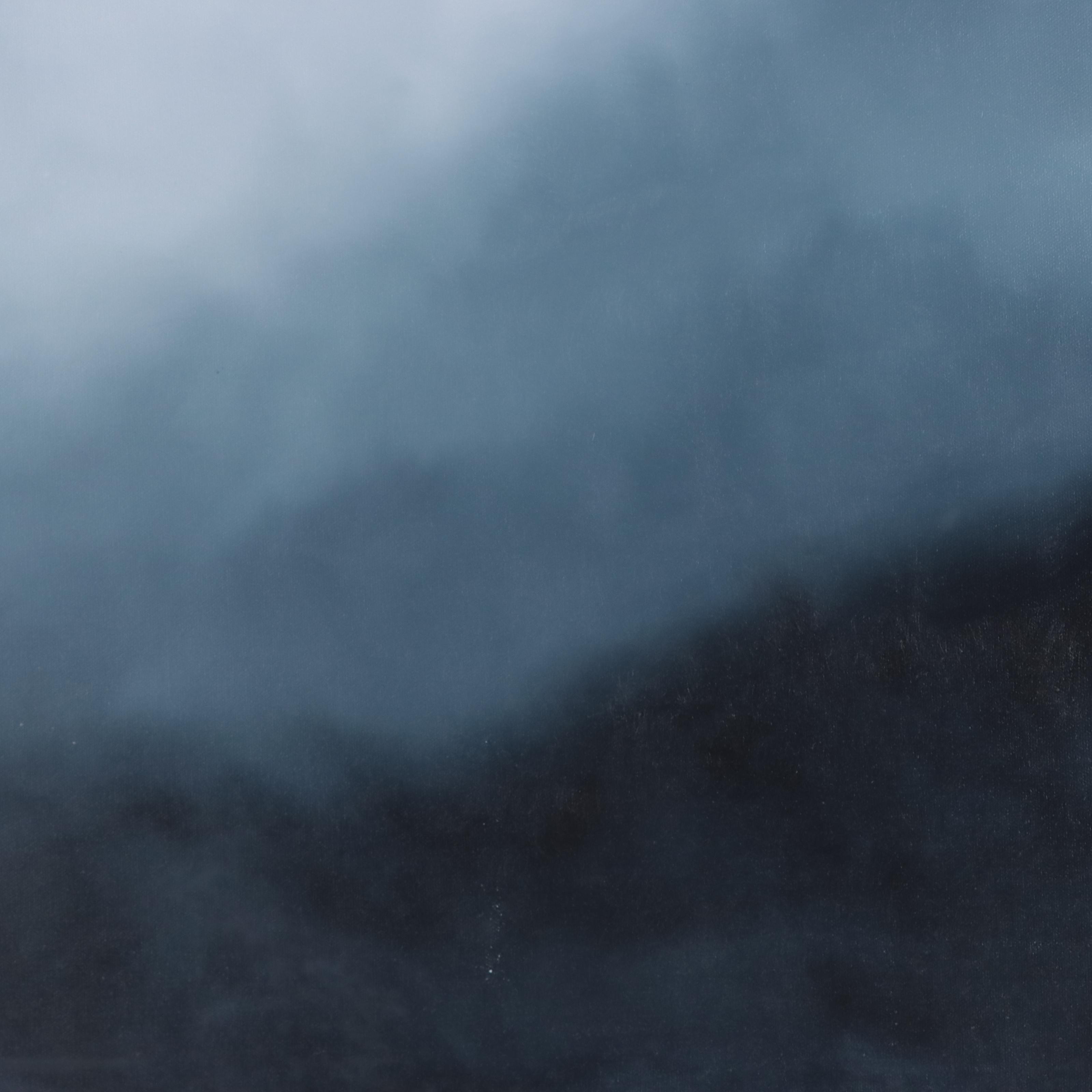 Sarah Brown Oil Painting "Misty Range," 21st Century