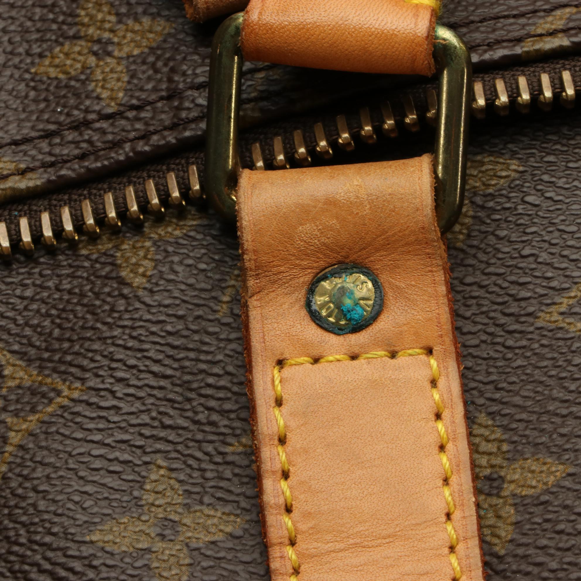 Louis Vuitton Keepall Bandolière 60 in Monogram Canvas and Vachetta Leather