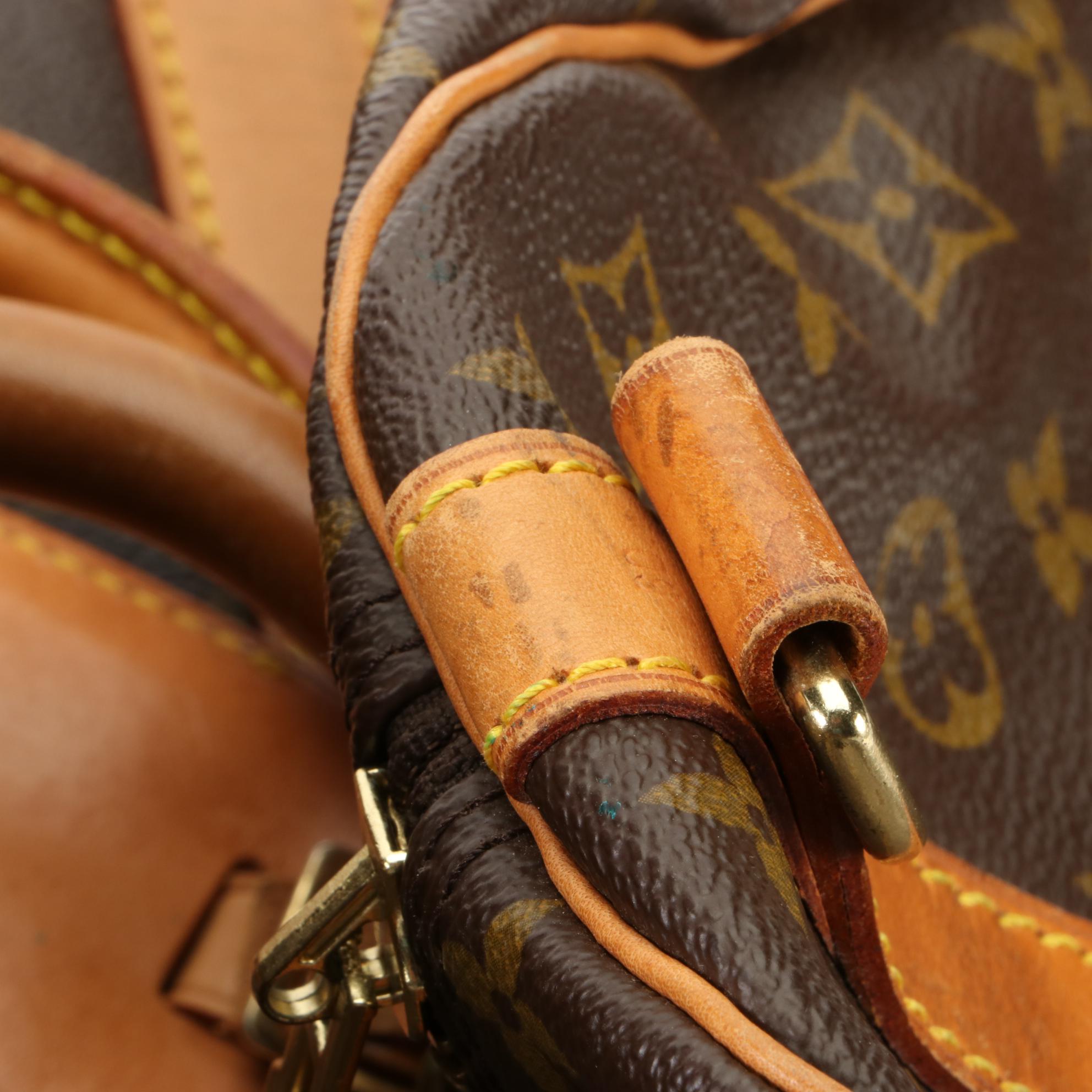 Louis Vuitton Keepall Bandolière 60 in Monogram Canvas and Vachetta Leather