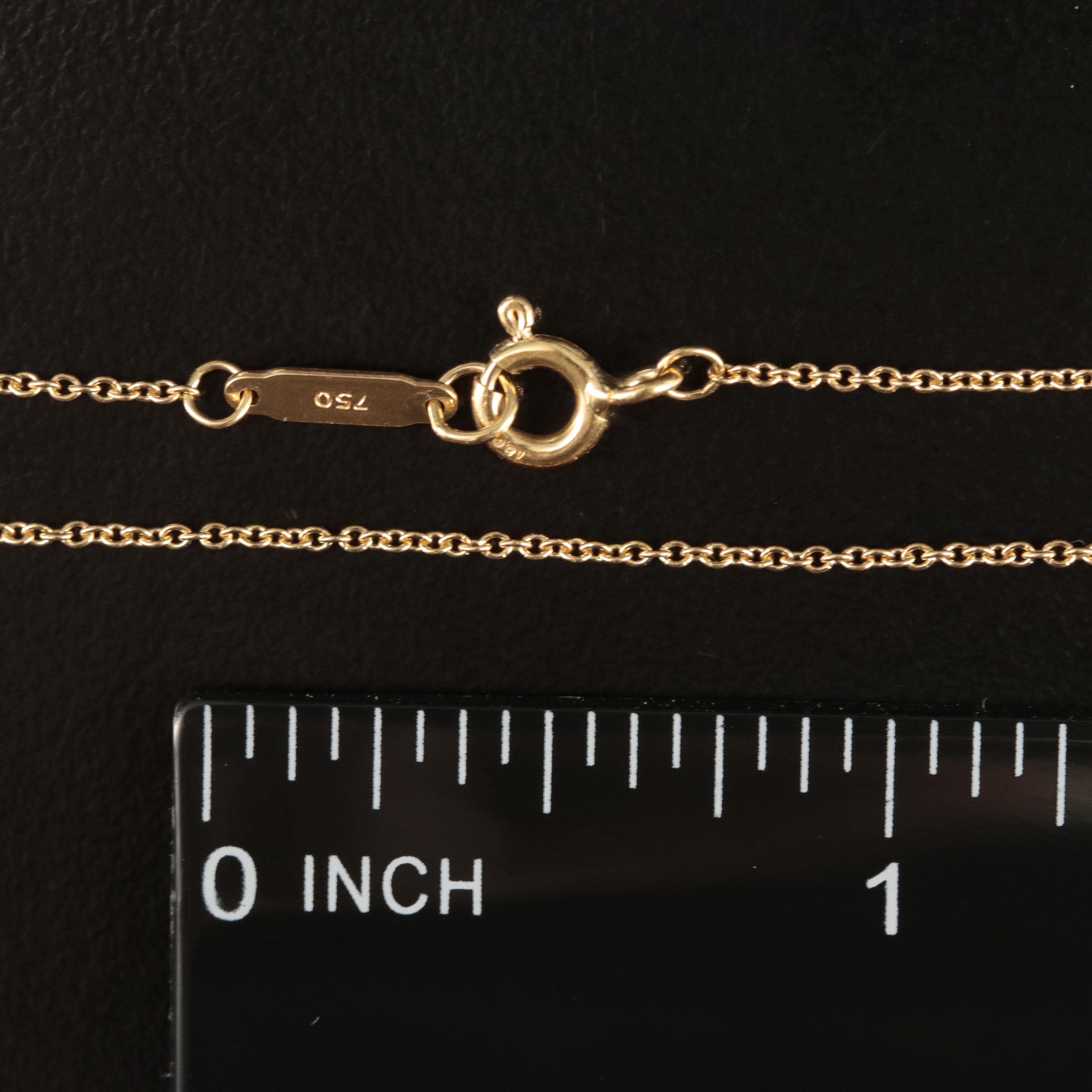 Tiffany & Co. 18K Cable Chain Necklace