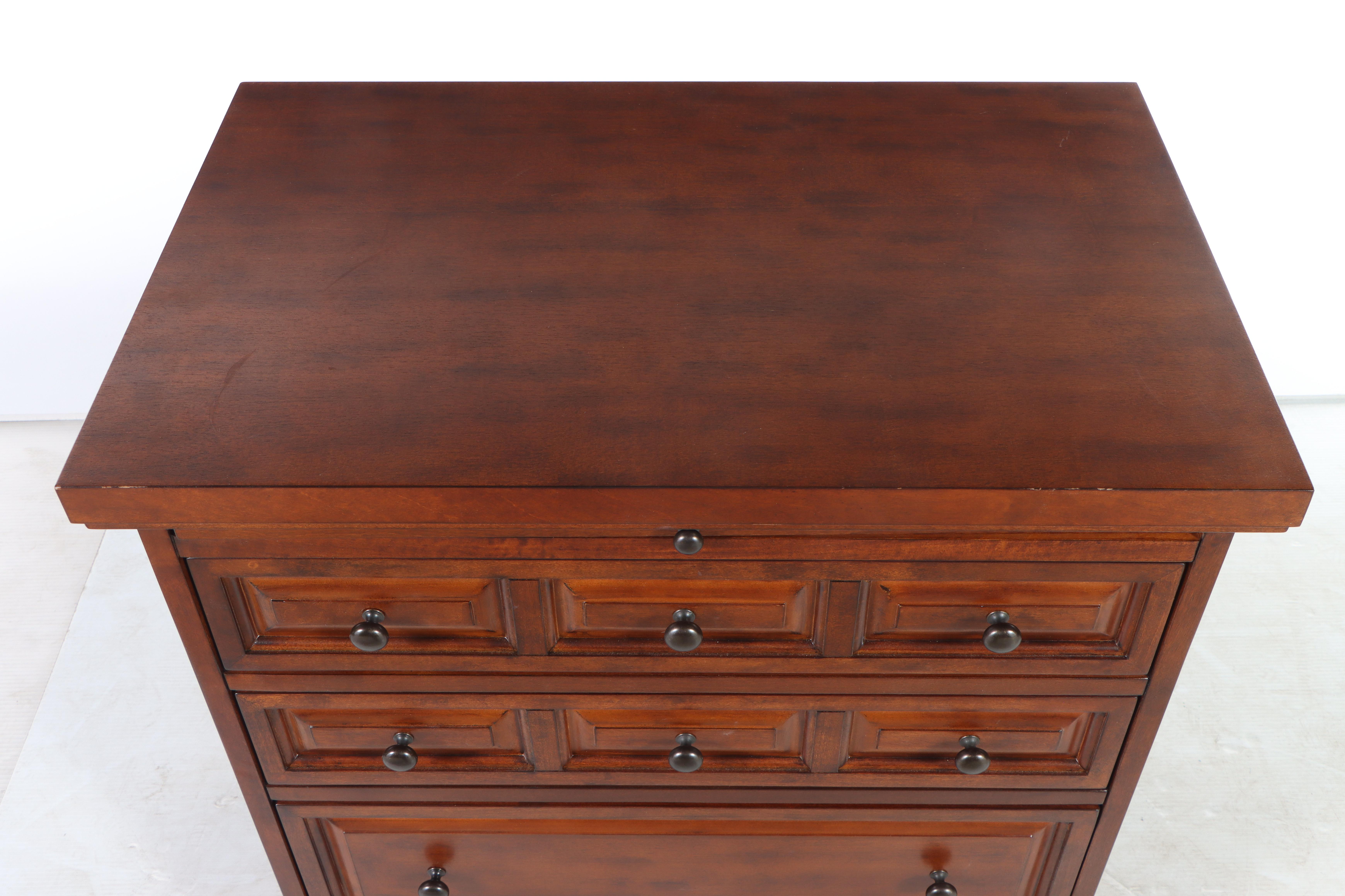 Pier 1 Imports Mahogany Finish Chest of Drawers