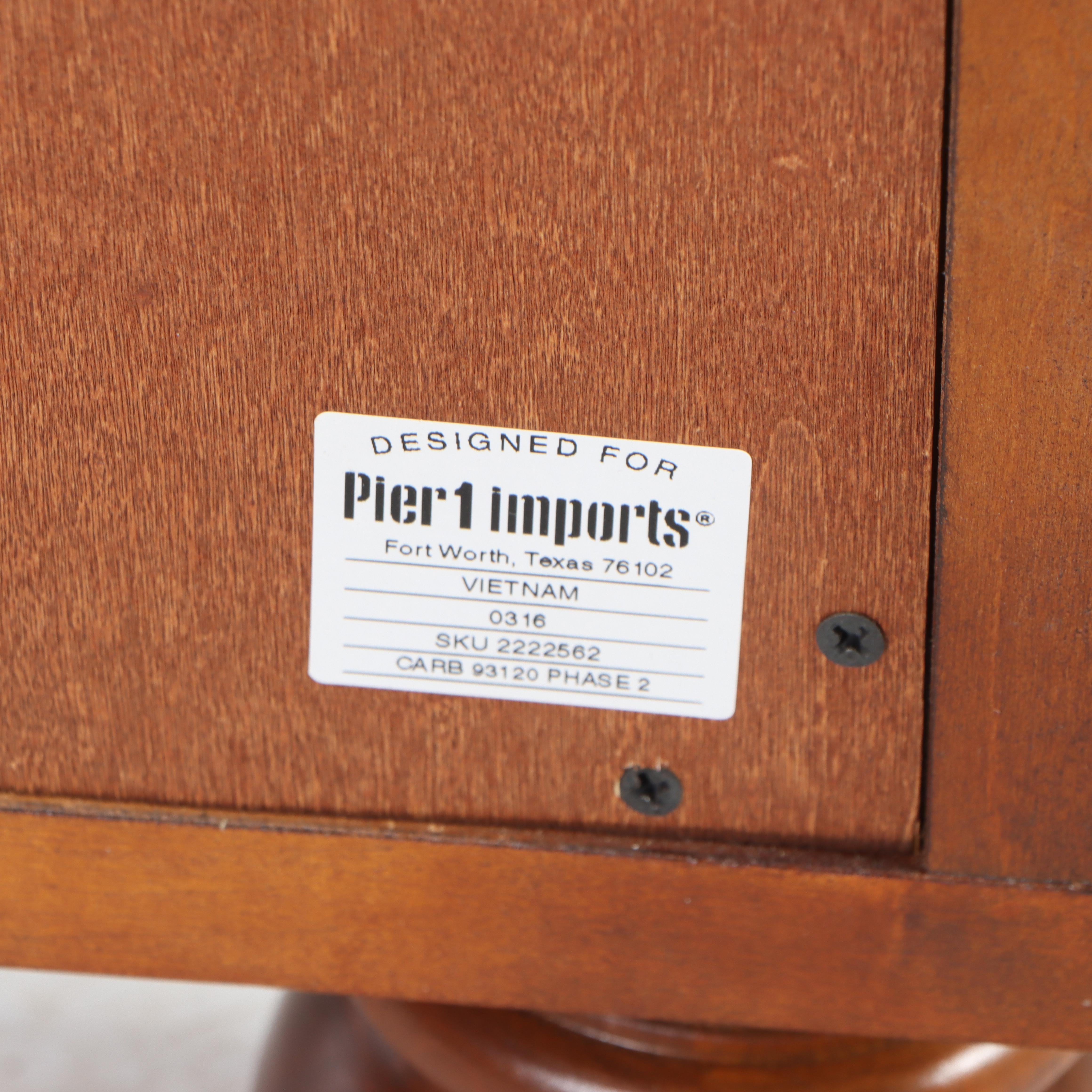 Pier 1 Imports Mahogany Finish Chest of Drawers