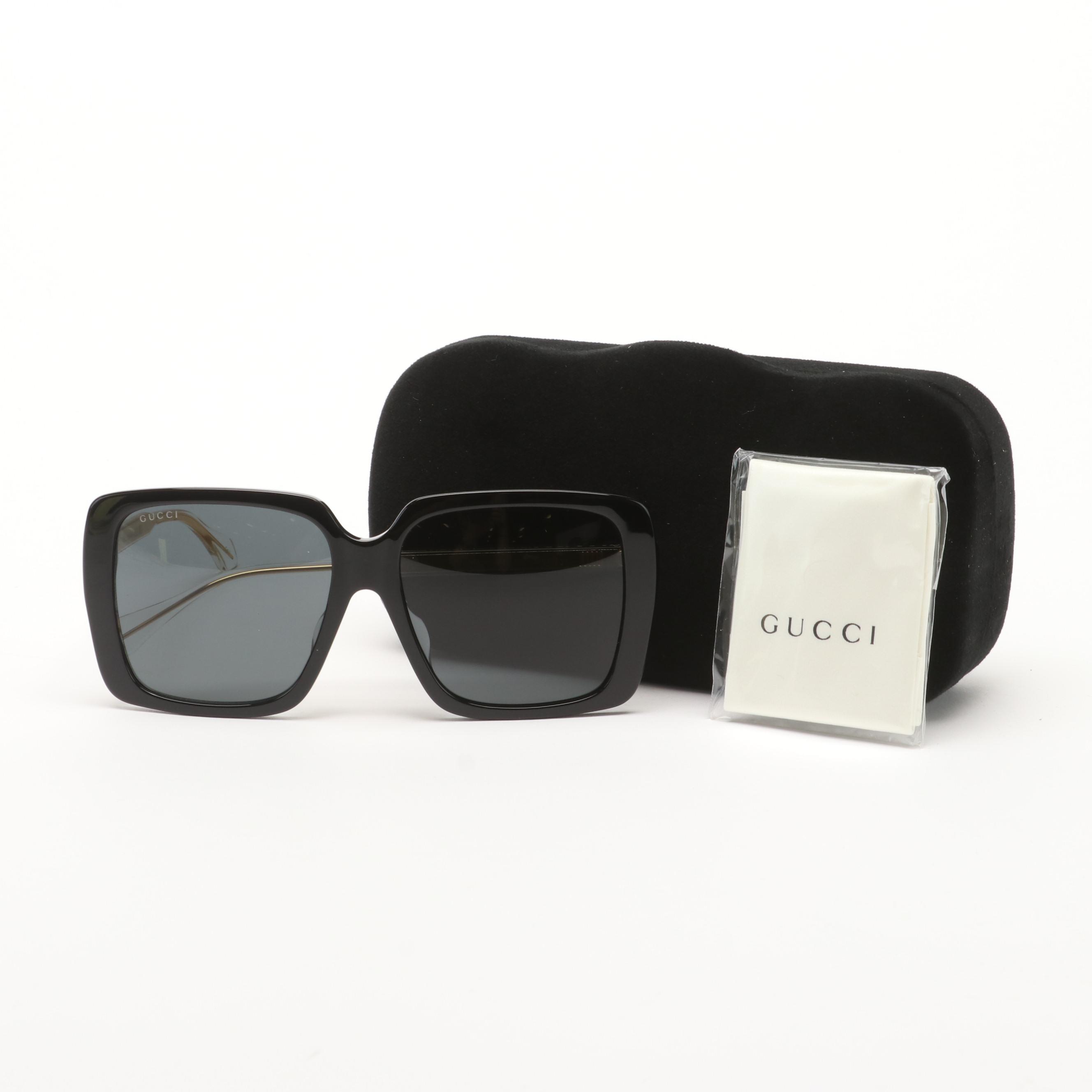 Gucci GG 0567/SAN Square Sunglasses with Case