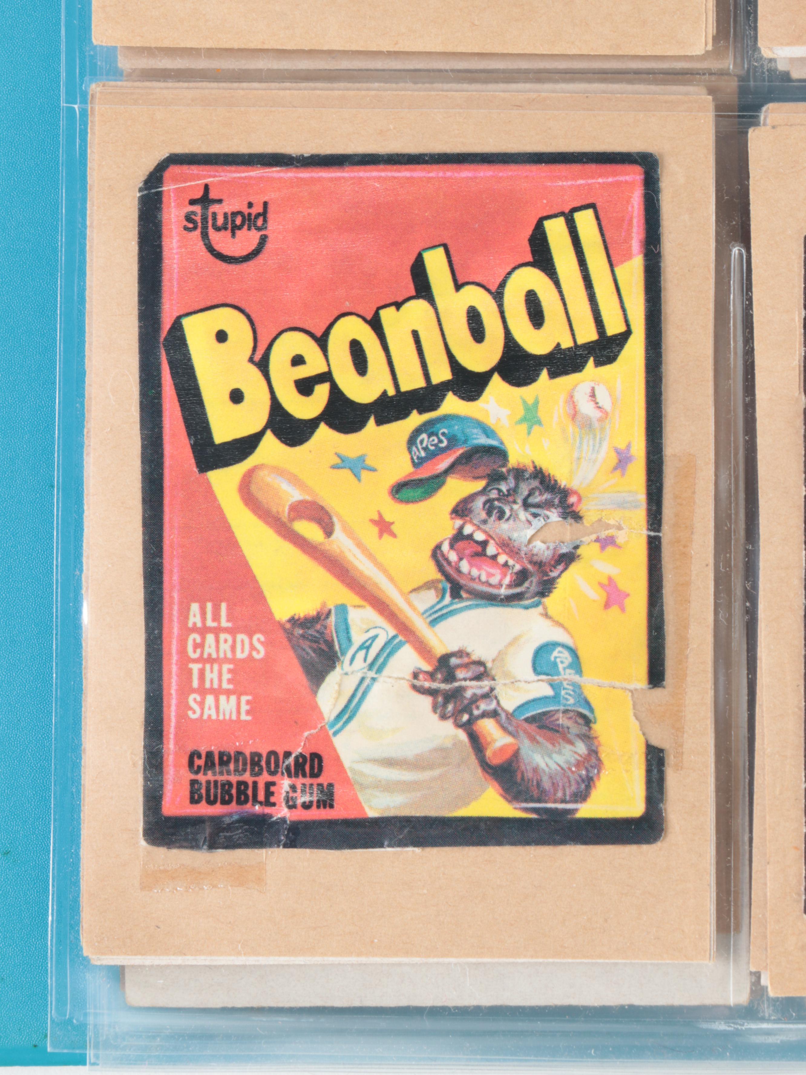 Topps Wacky Packs and Foldees Cards with Whitman Playing Cards, 1960s–1980s