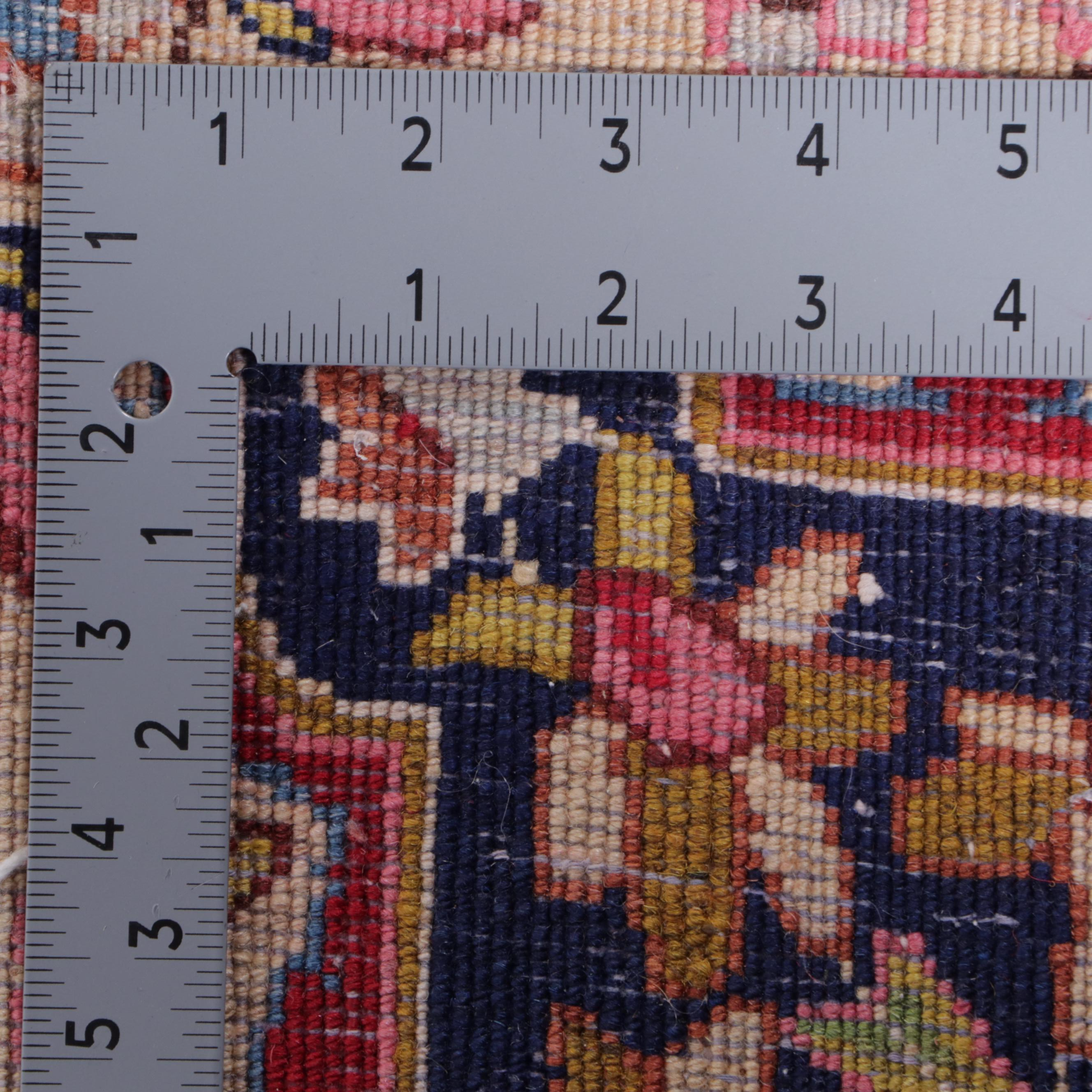 11'2 x 15'7 Hand-Knotted Persian Kerman Room Sized Rug