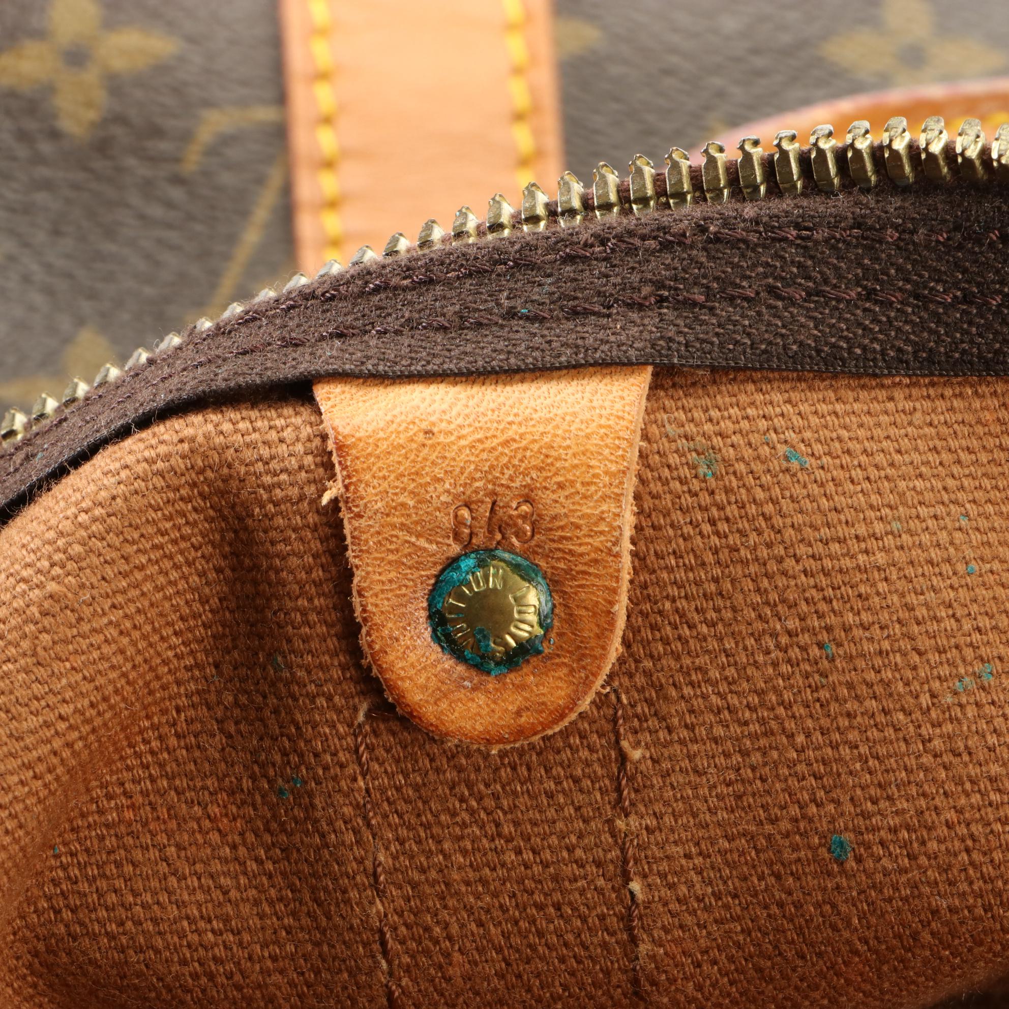 Louis Vuitton Keepall 55 in Monogram Canvas and Vachetta Leather