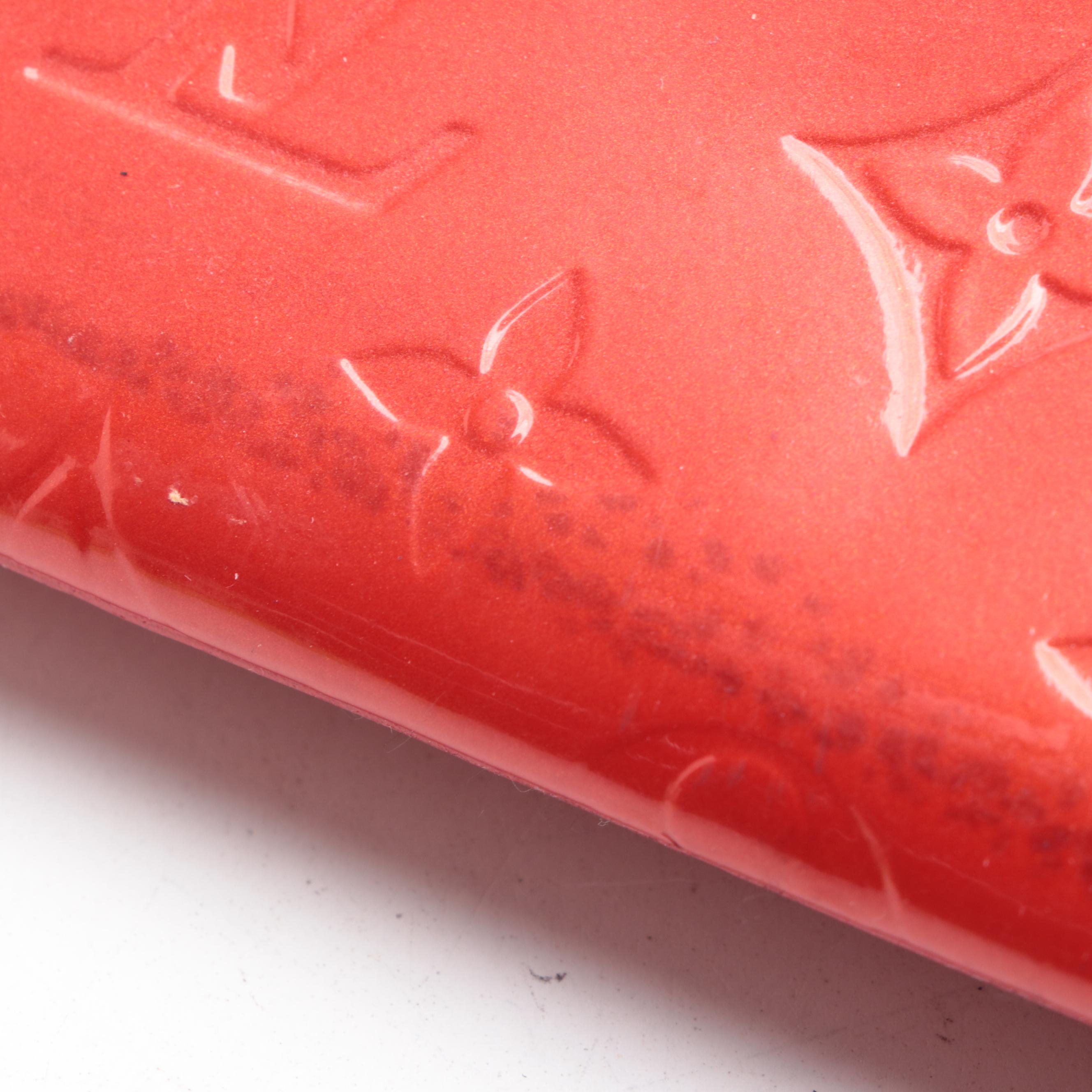 Louis Vuitton Reade PM Bag in Red Monogram Vernis