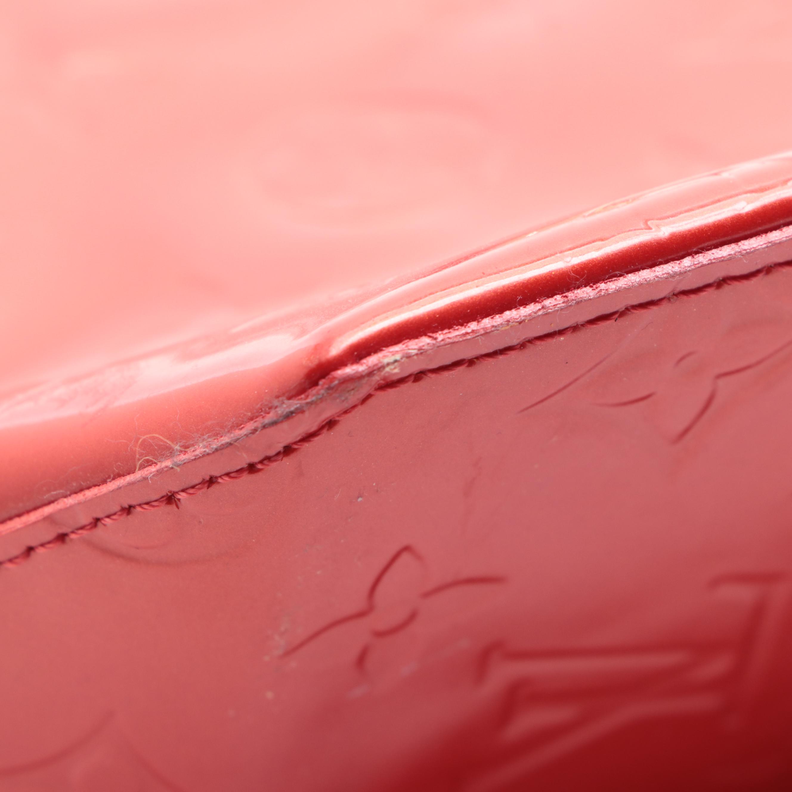 Louis Vuitton Reade PM Bag in Red Monogram Vernis