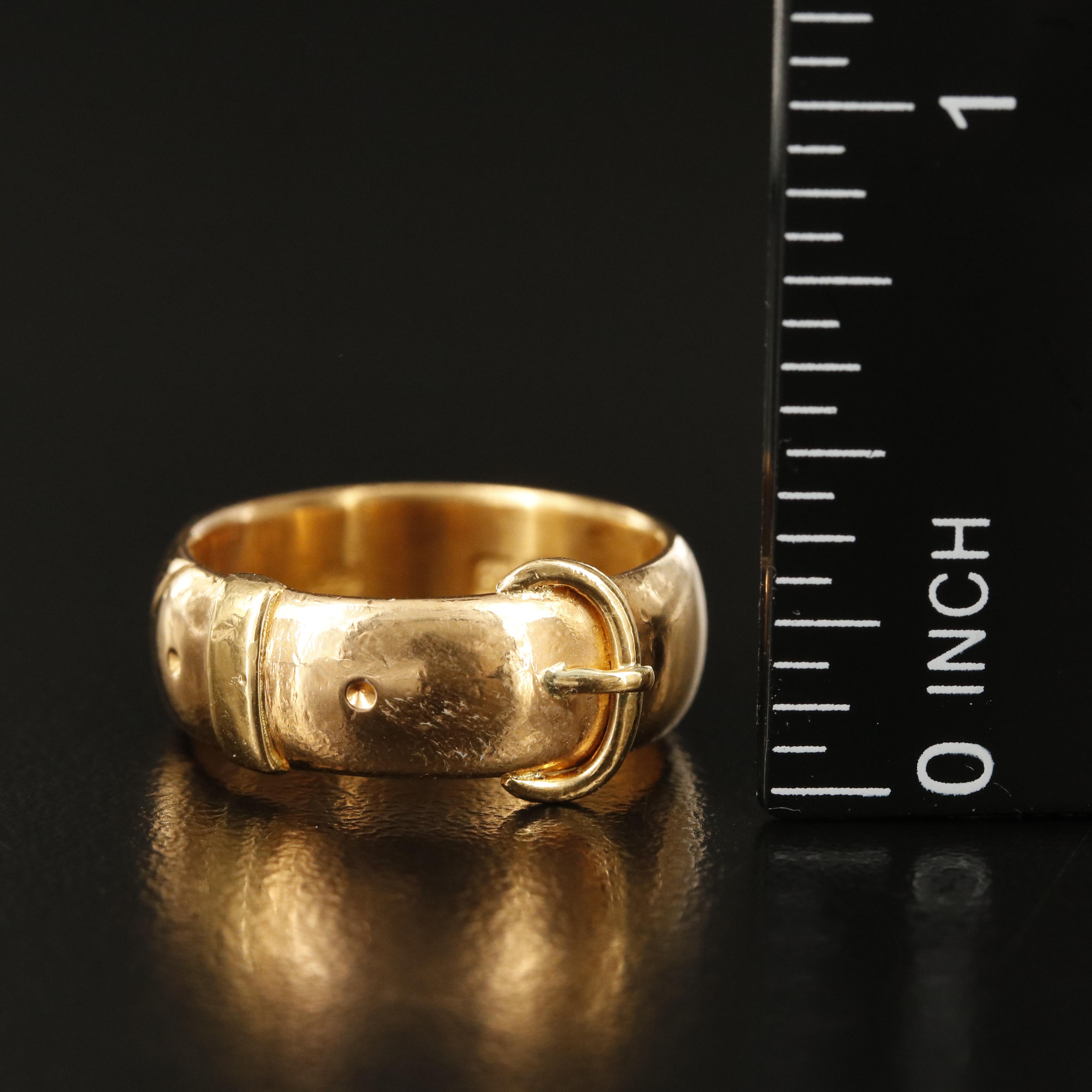 Antique 18K Buckle Band