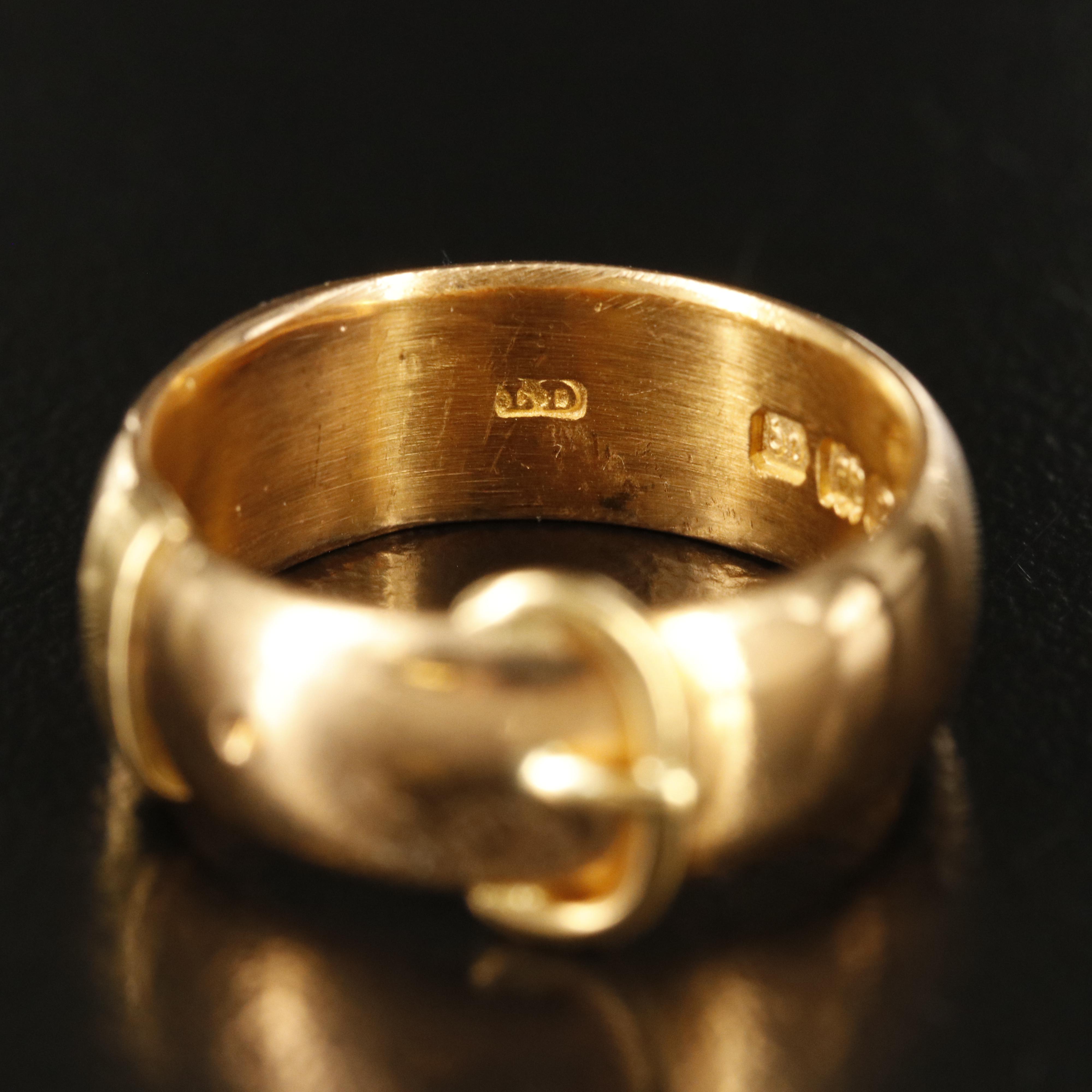 Antique 18K Buckle Band