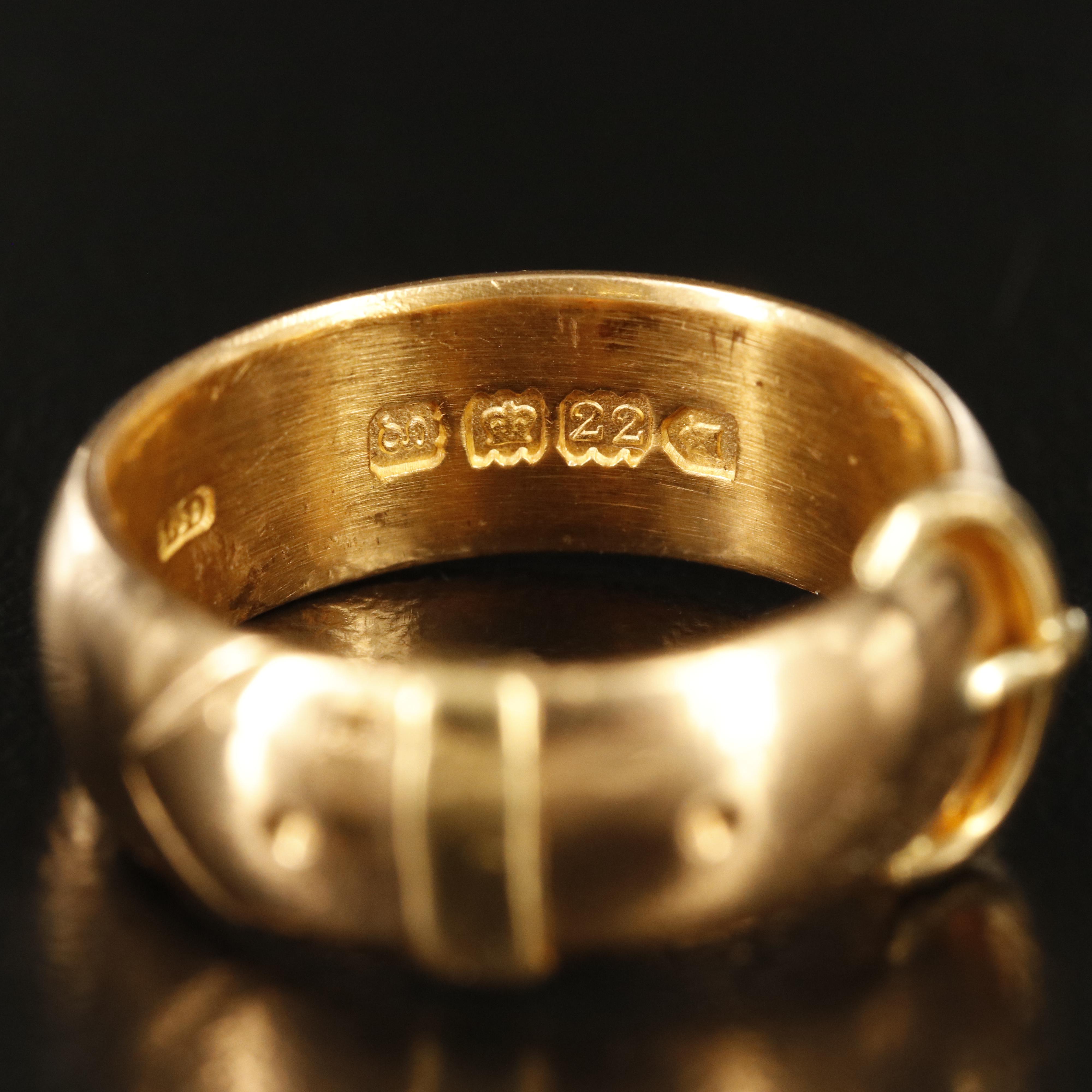 Antique 18K Buckle Band