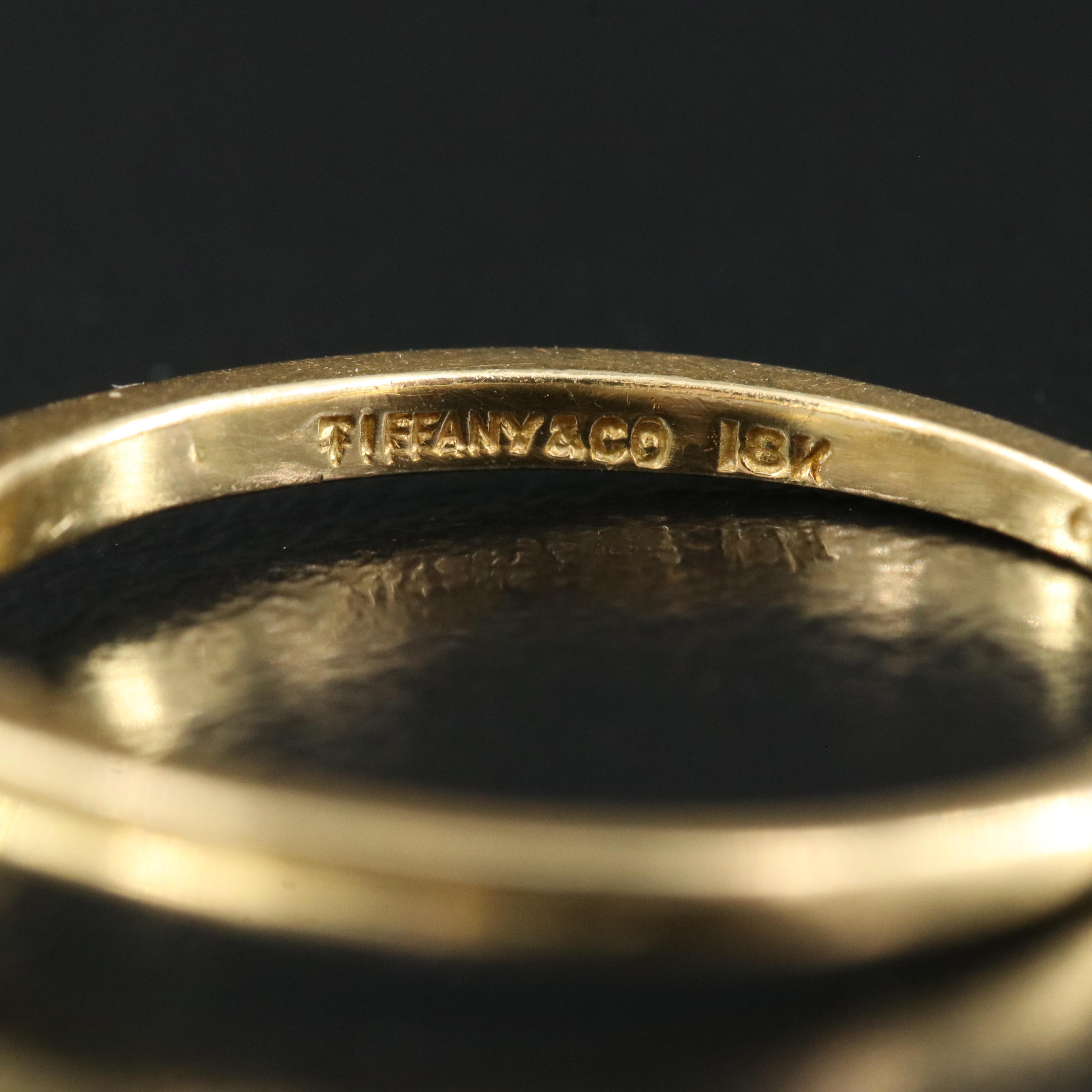 Tiffany & Co. 18K 0.50 CT Diamond Solitaire Ring with Platinum Mounting