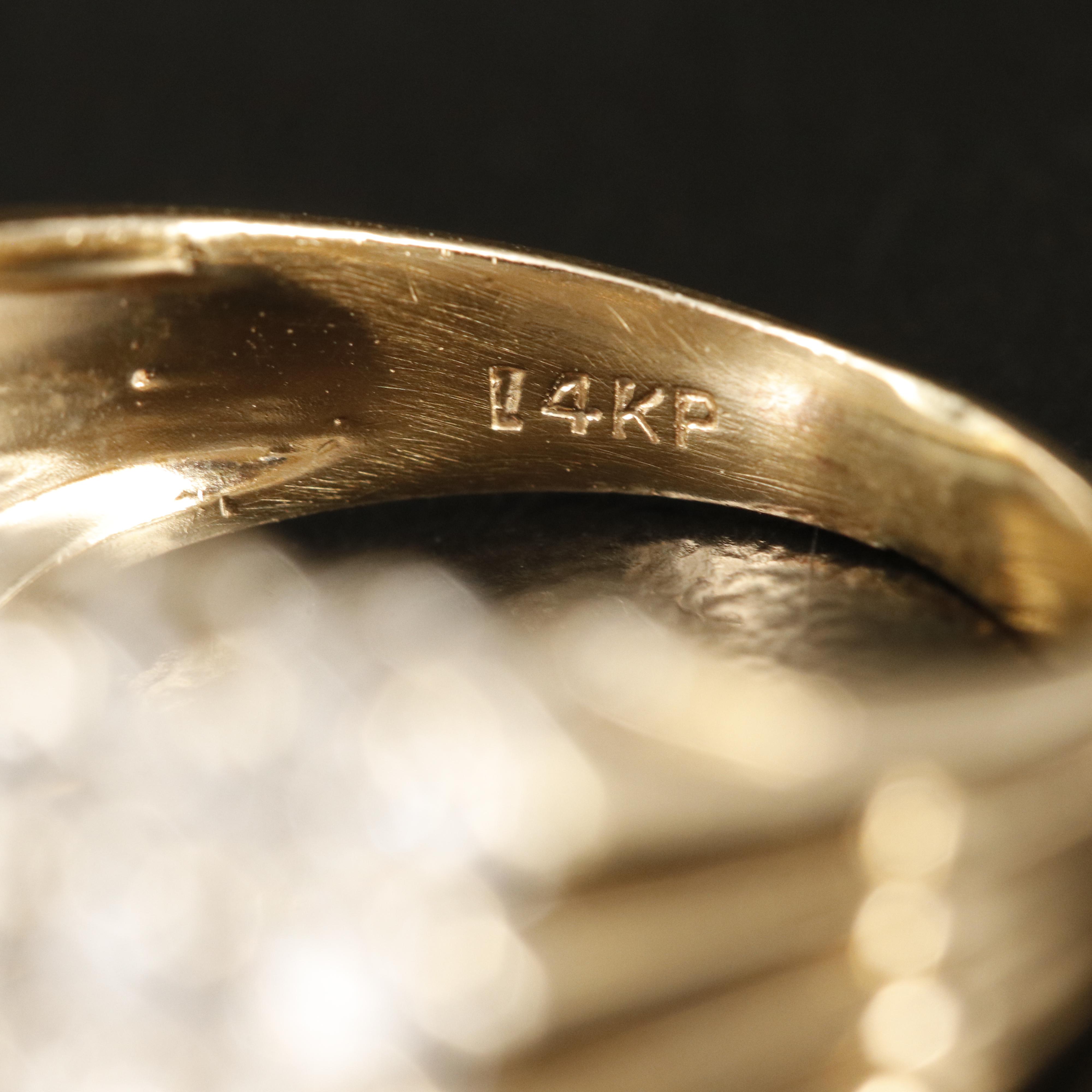 14K 1.85 CTW Diamond Multi-Row Ring