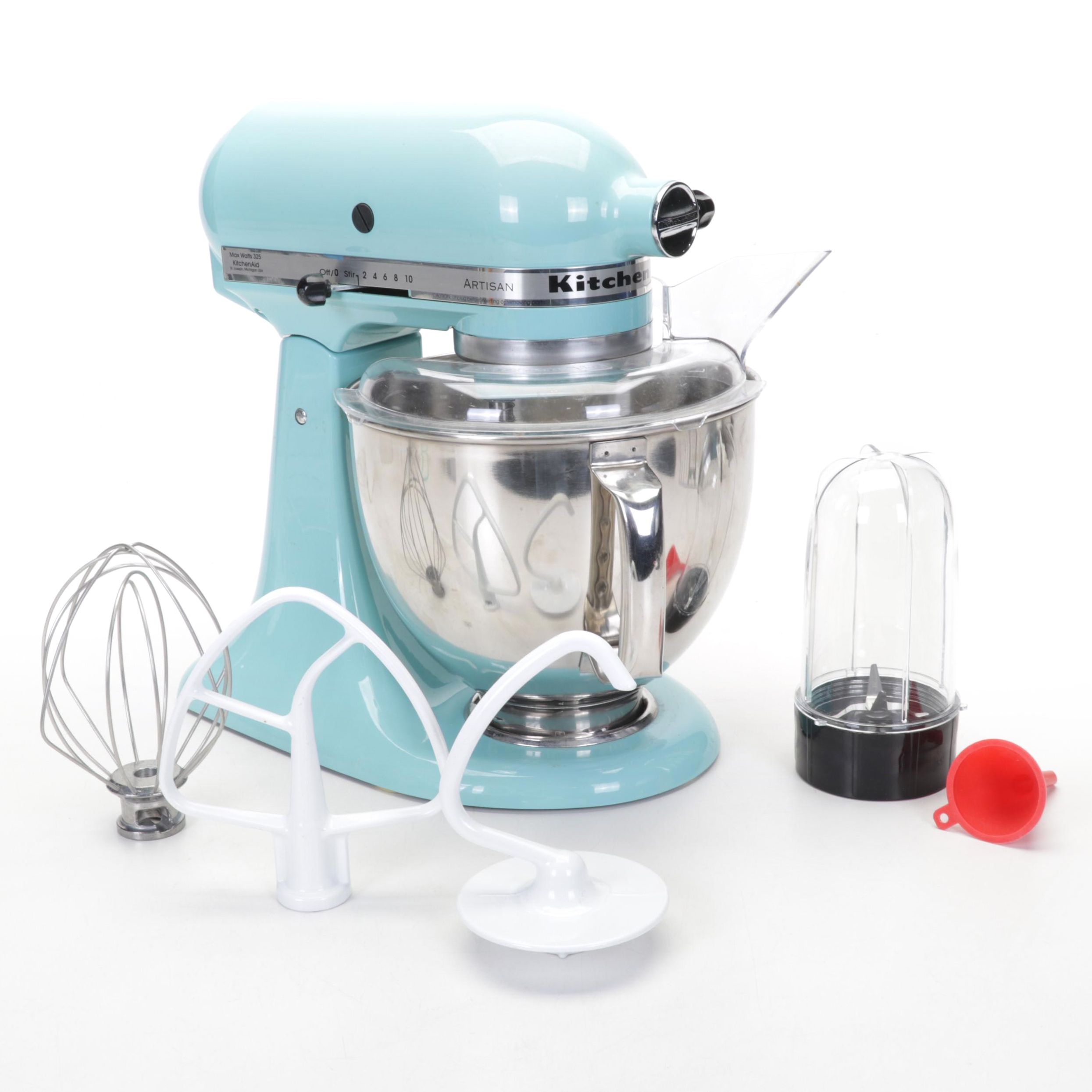 KitchenAid Artisan Series Tilt-Head Stand Mixer in Mineral Water Blue and More