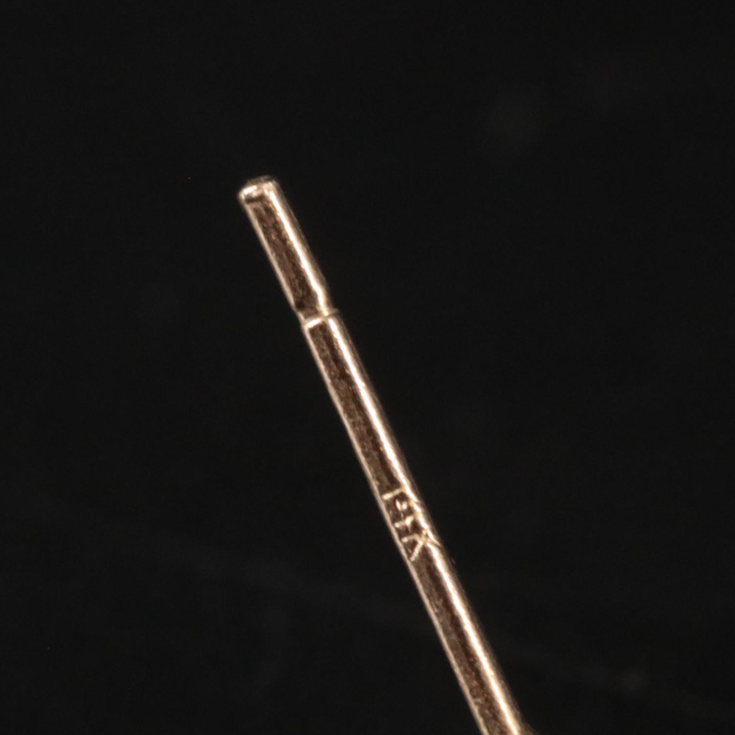 14K Aquamarine Stud Earrings