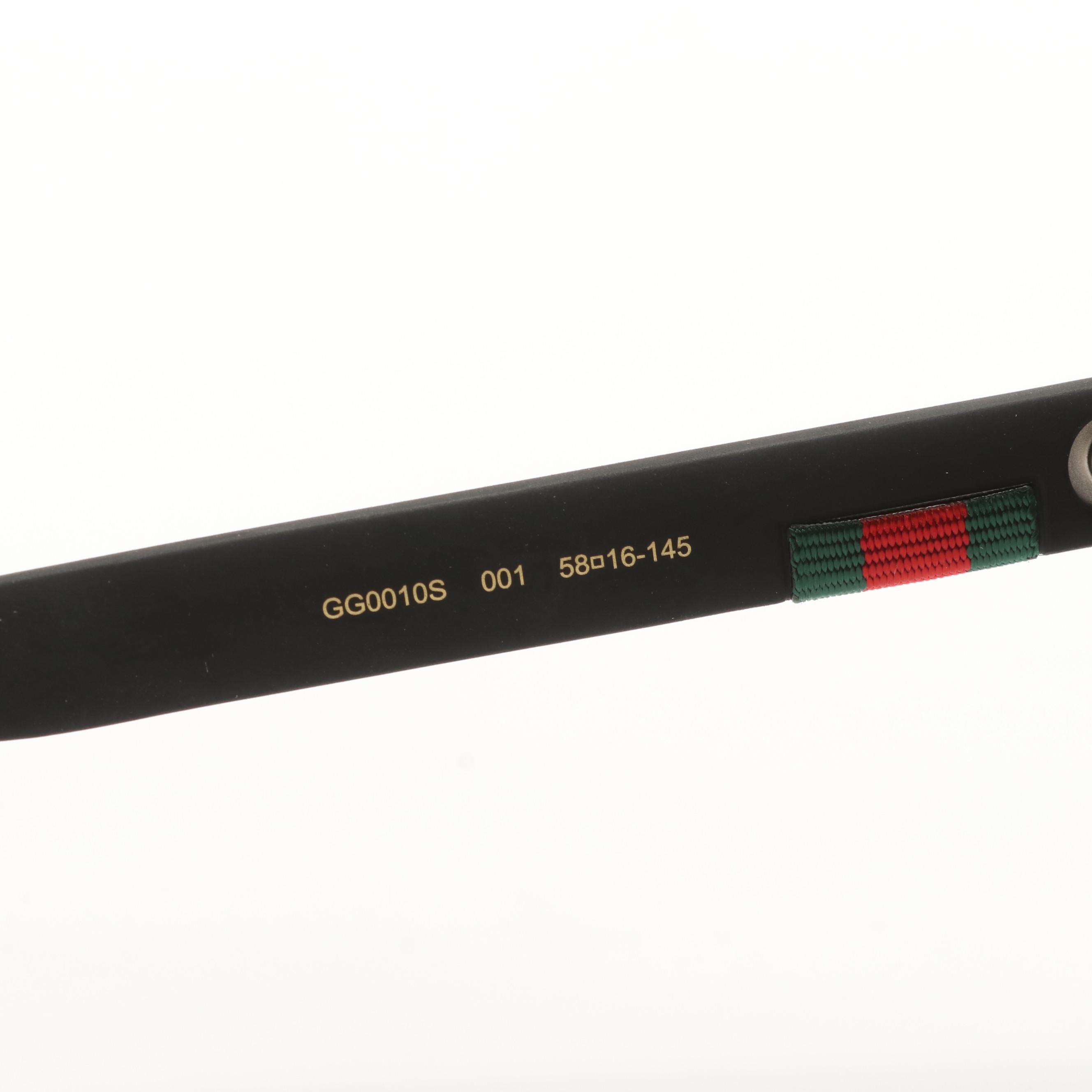 Gucci GG 0010/S Sunglasses with Case