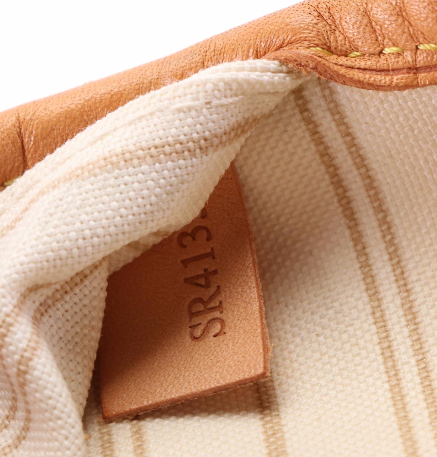 Louis Vuitton Neverfull MM in Damier Azur Canvas and Vachetta Leather with Pouch