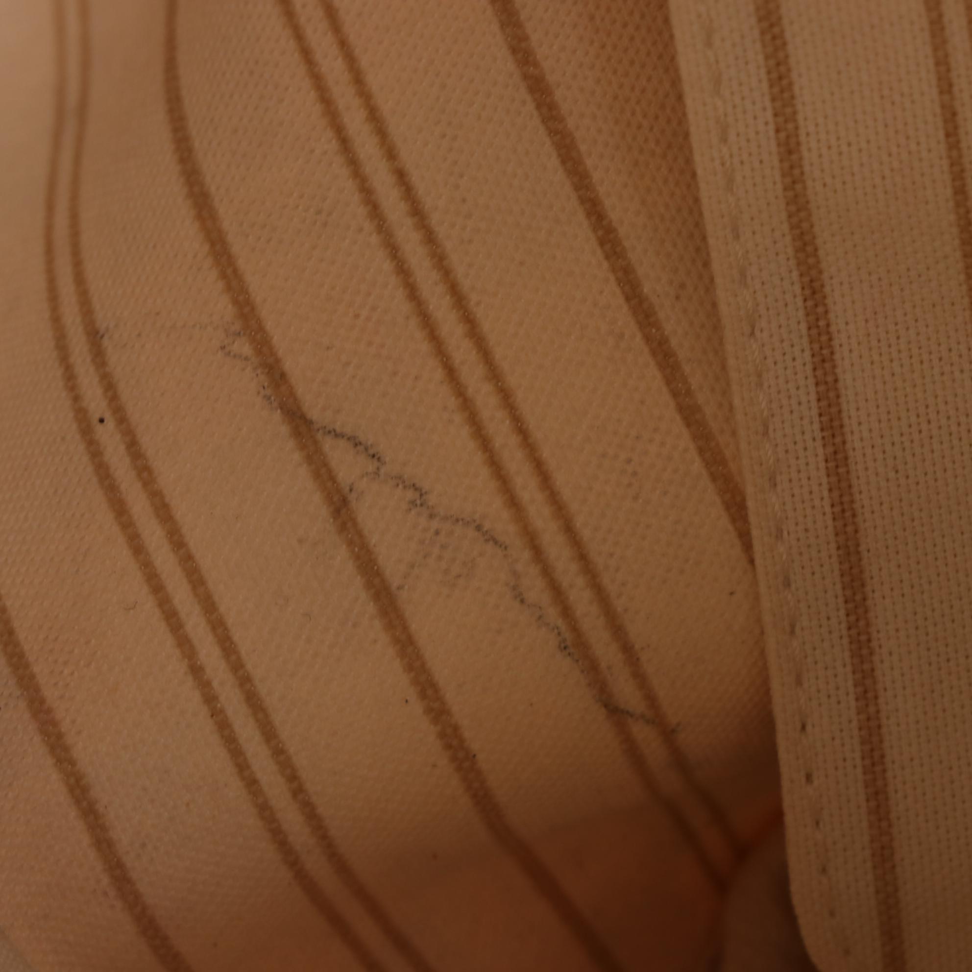 Louis Vuitton Neverfull MM in Damier Azur Canvas and Vachetta Leather with Pouch