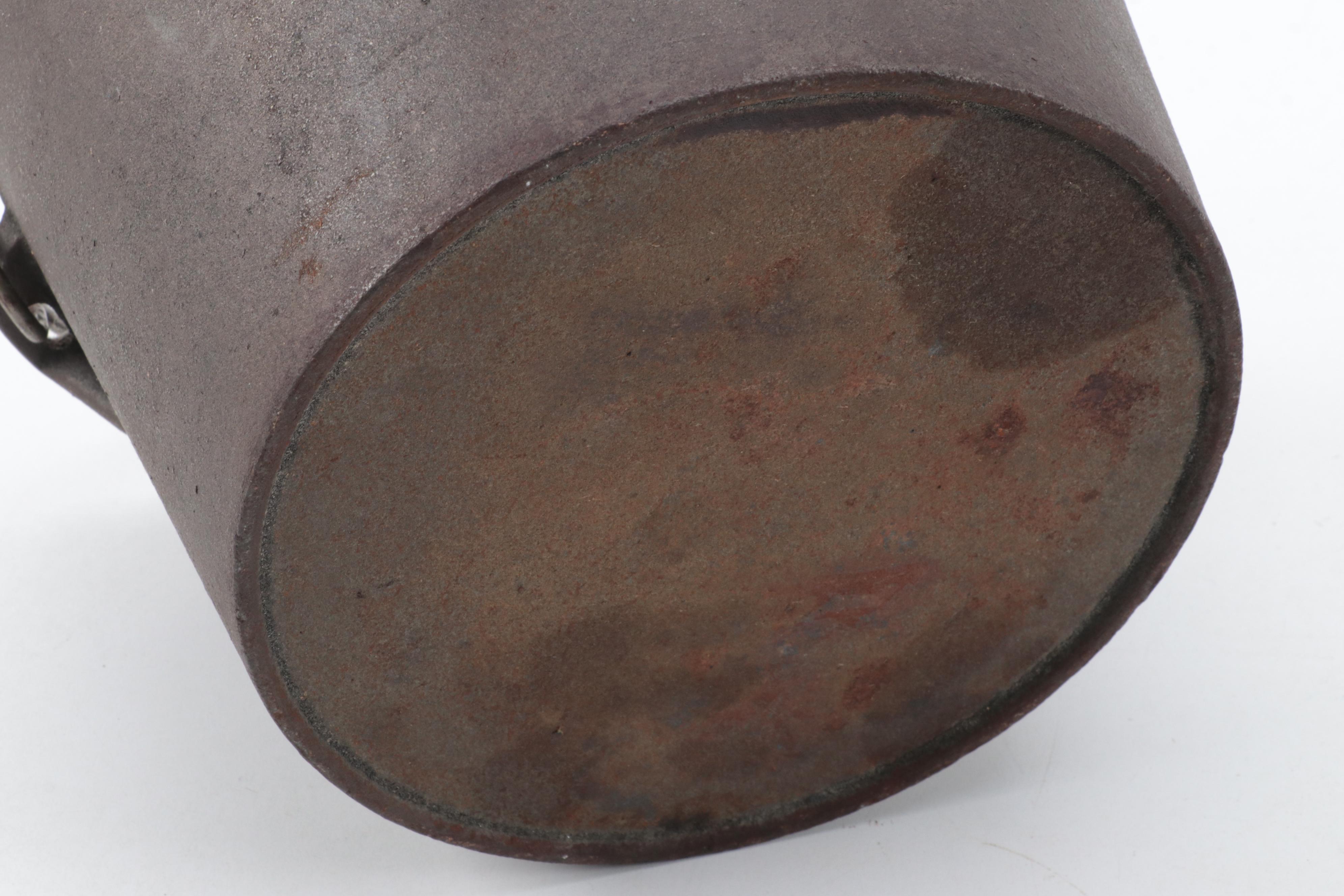 Cast Iron Lidded Pot, Cornbread Pan, Skillet, Rug Beater, Ice Tongs, and More