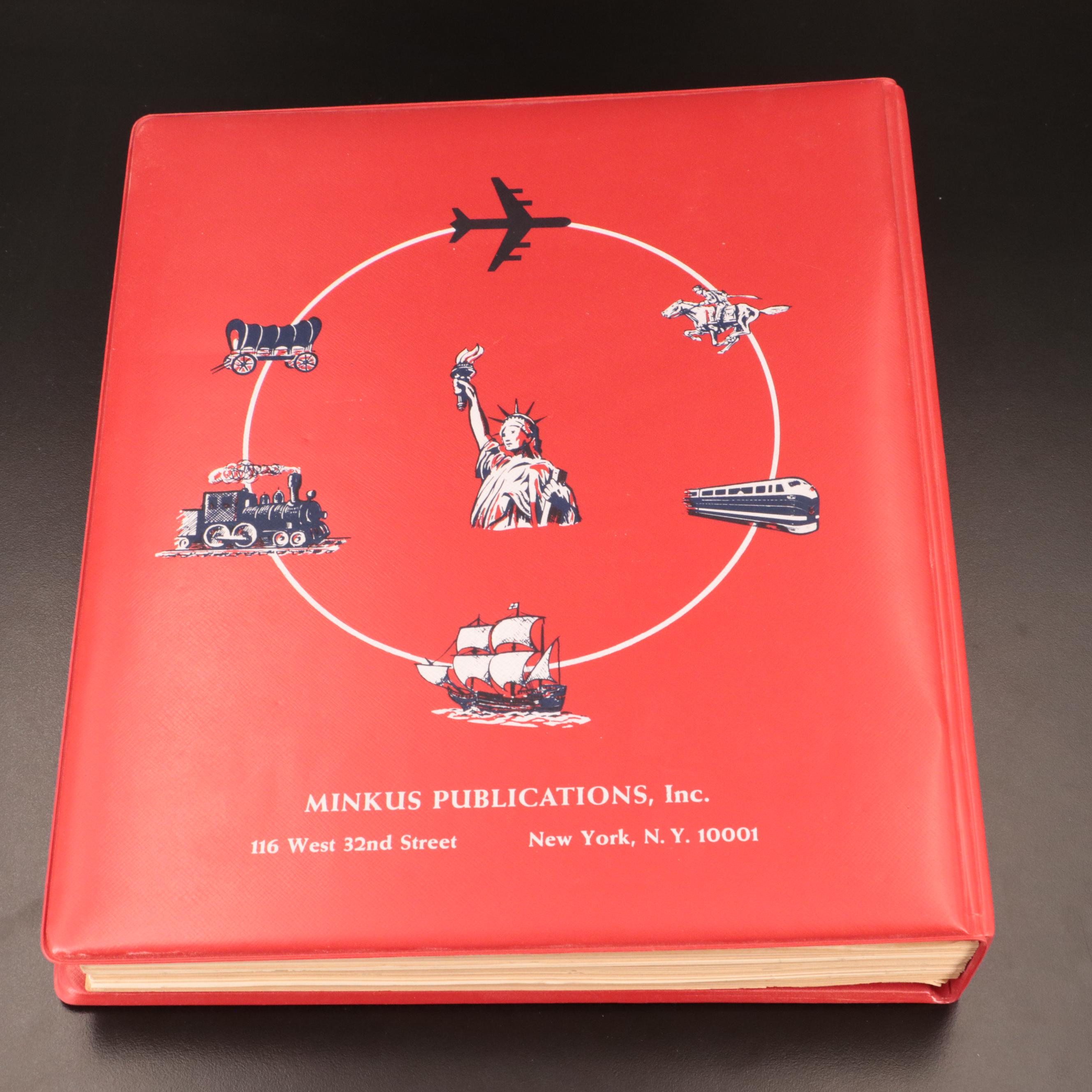 Postage Stamp Collection in Minkus "All American Stamp Album"