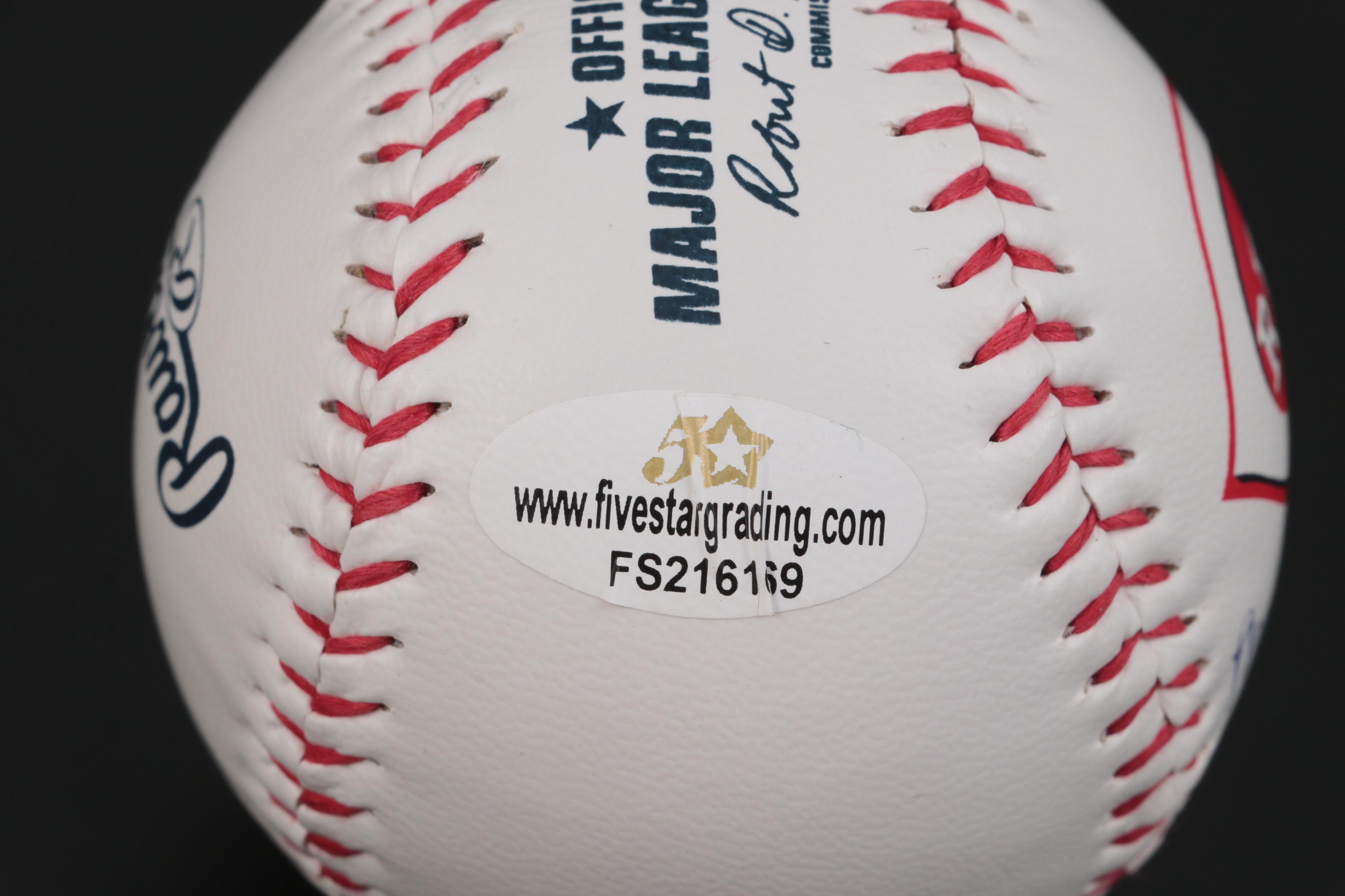 Hunter Greene, Marty Brennaman, Joe Theismann and More Signed Baseballs