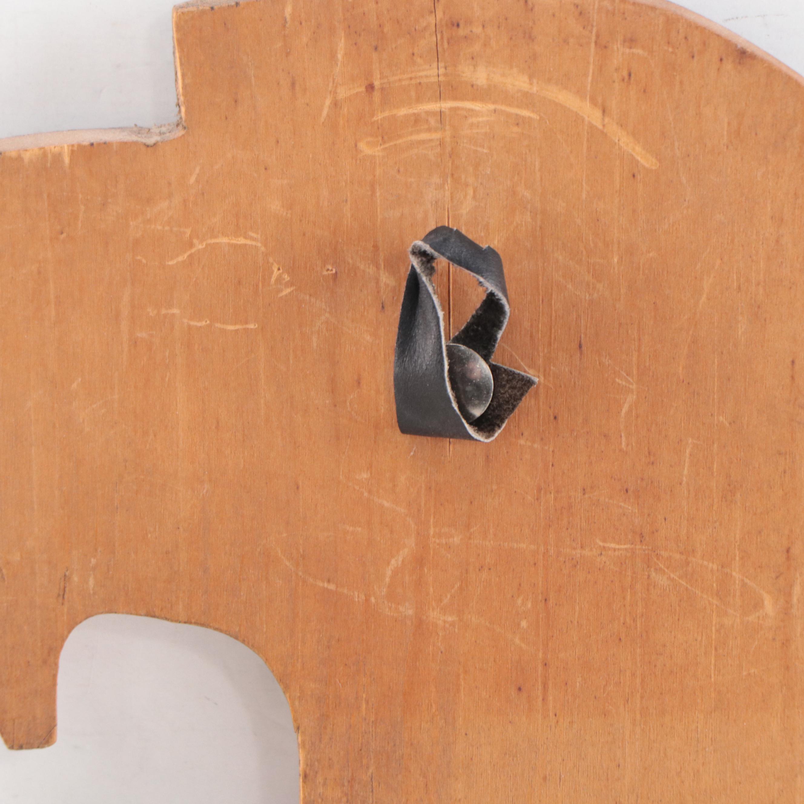 George Matilpi Carved Wood Sculptural Wall Hangings "Beal" and "Eagle," 1993