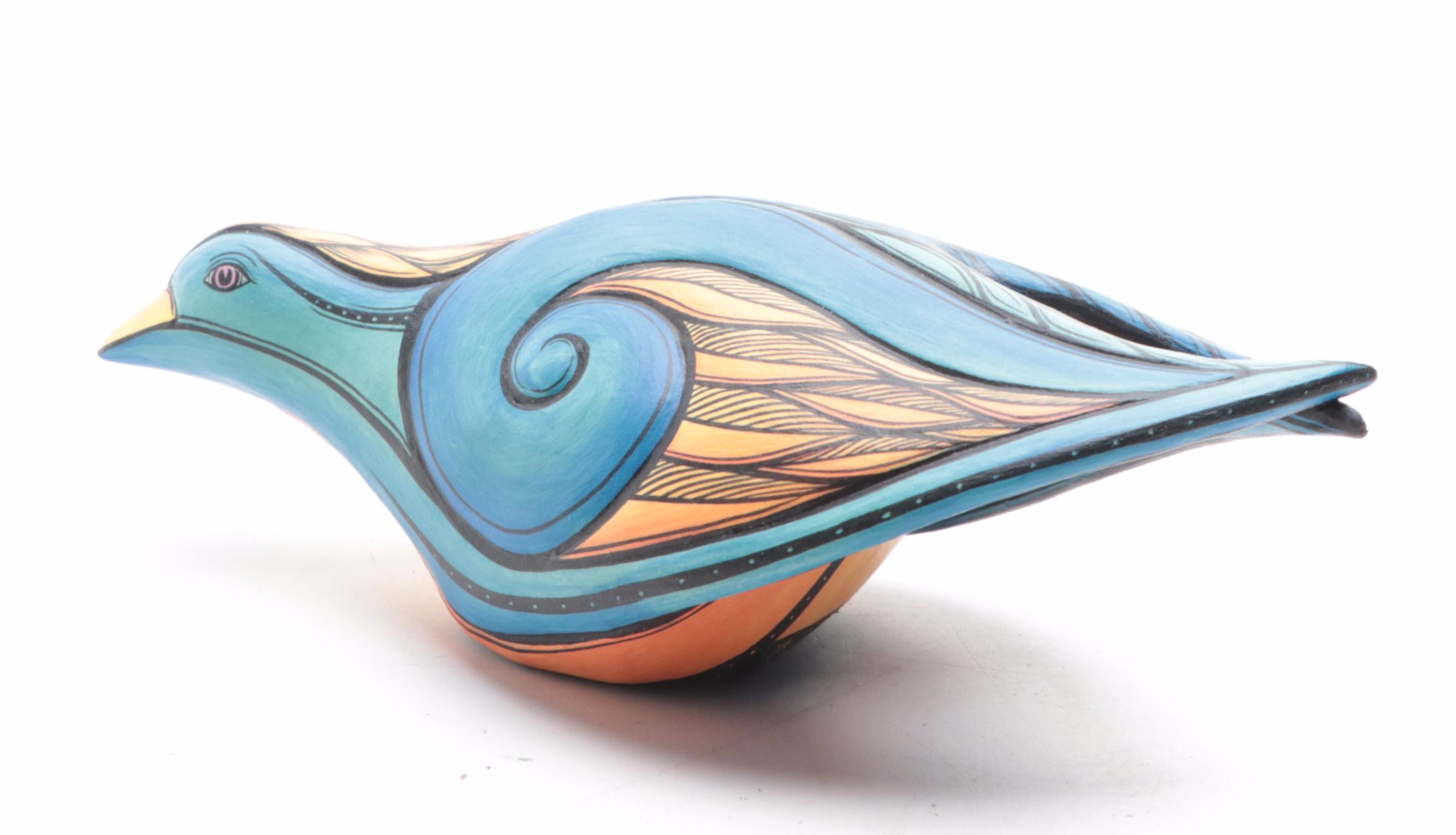 T.S. Kern Painted Pottery Bird Figurines, 2018