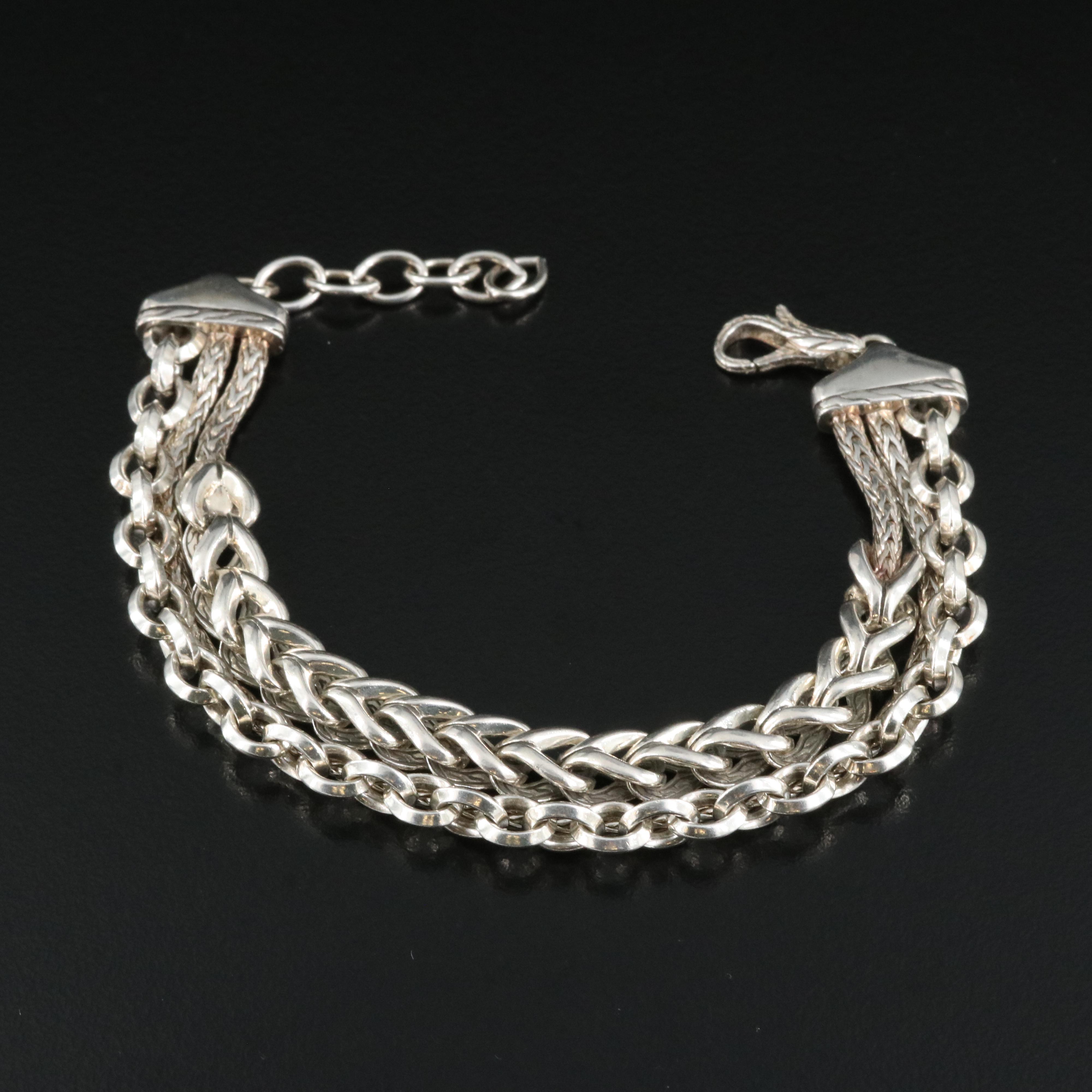 John Hardy "Asli"Sterling Bracelet