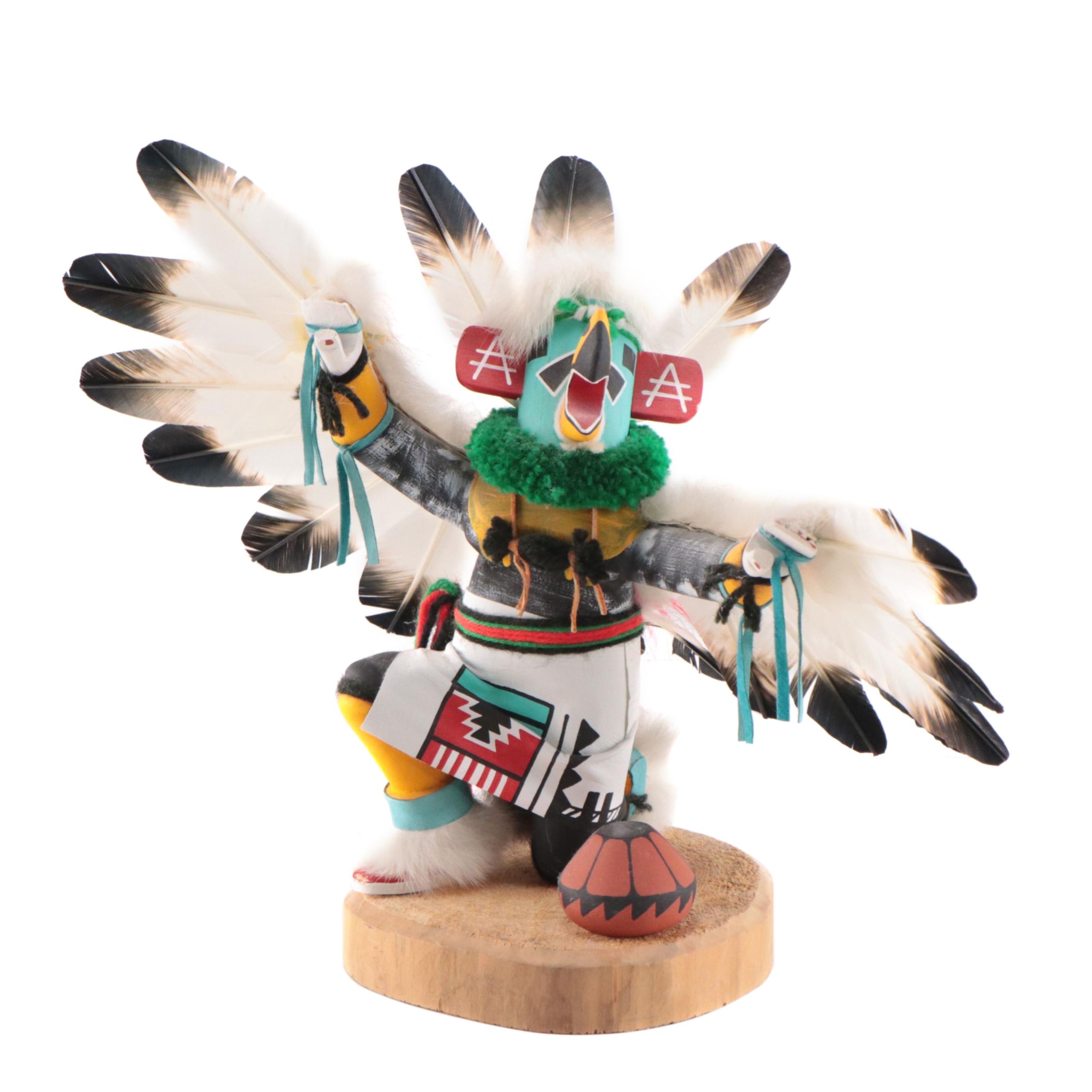 Burbank Hopi "Eagle" Kachina Figure, Late 20th Century