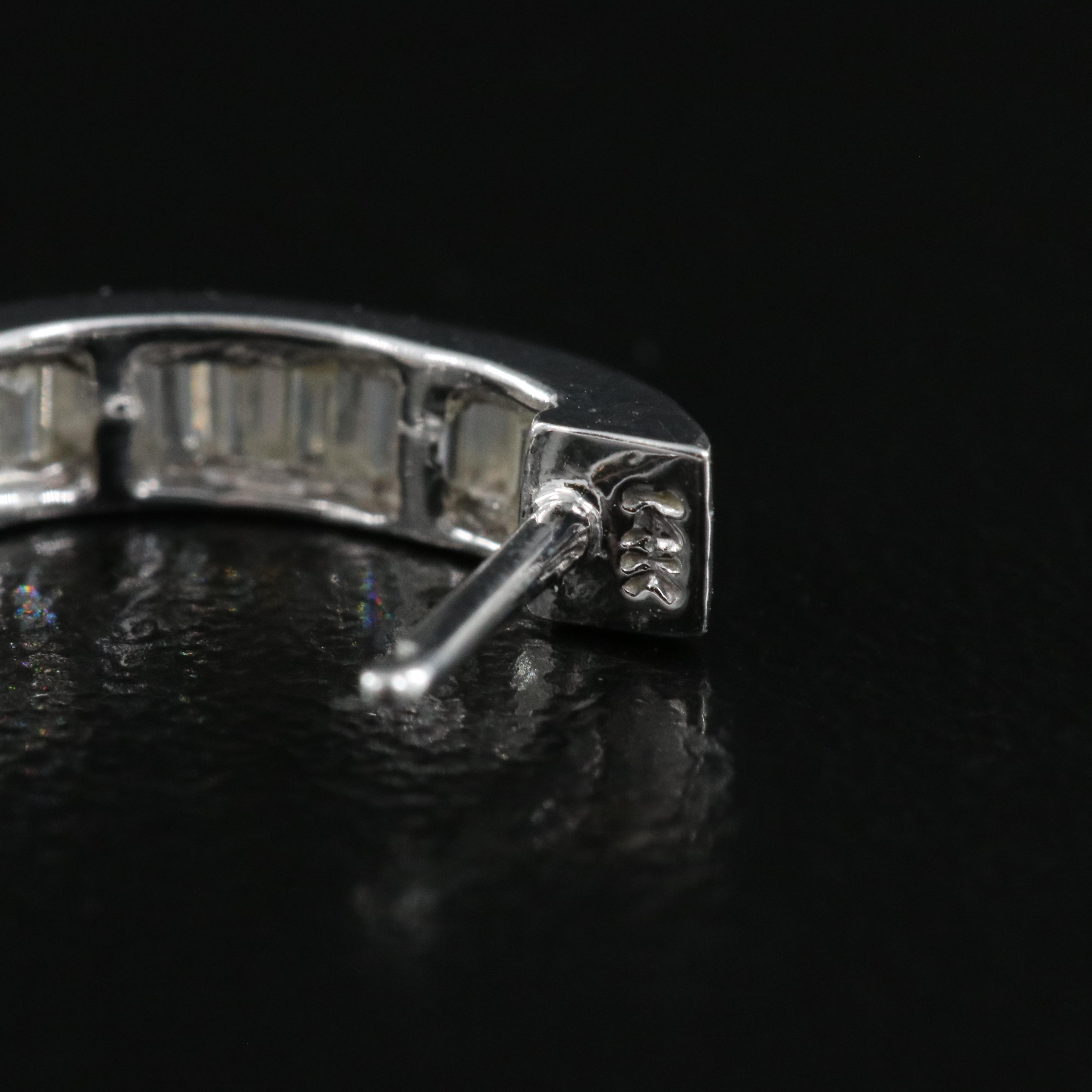 14K 0.54 CTW Diamond Huggie Earrings