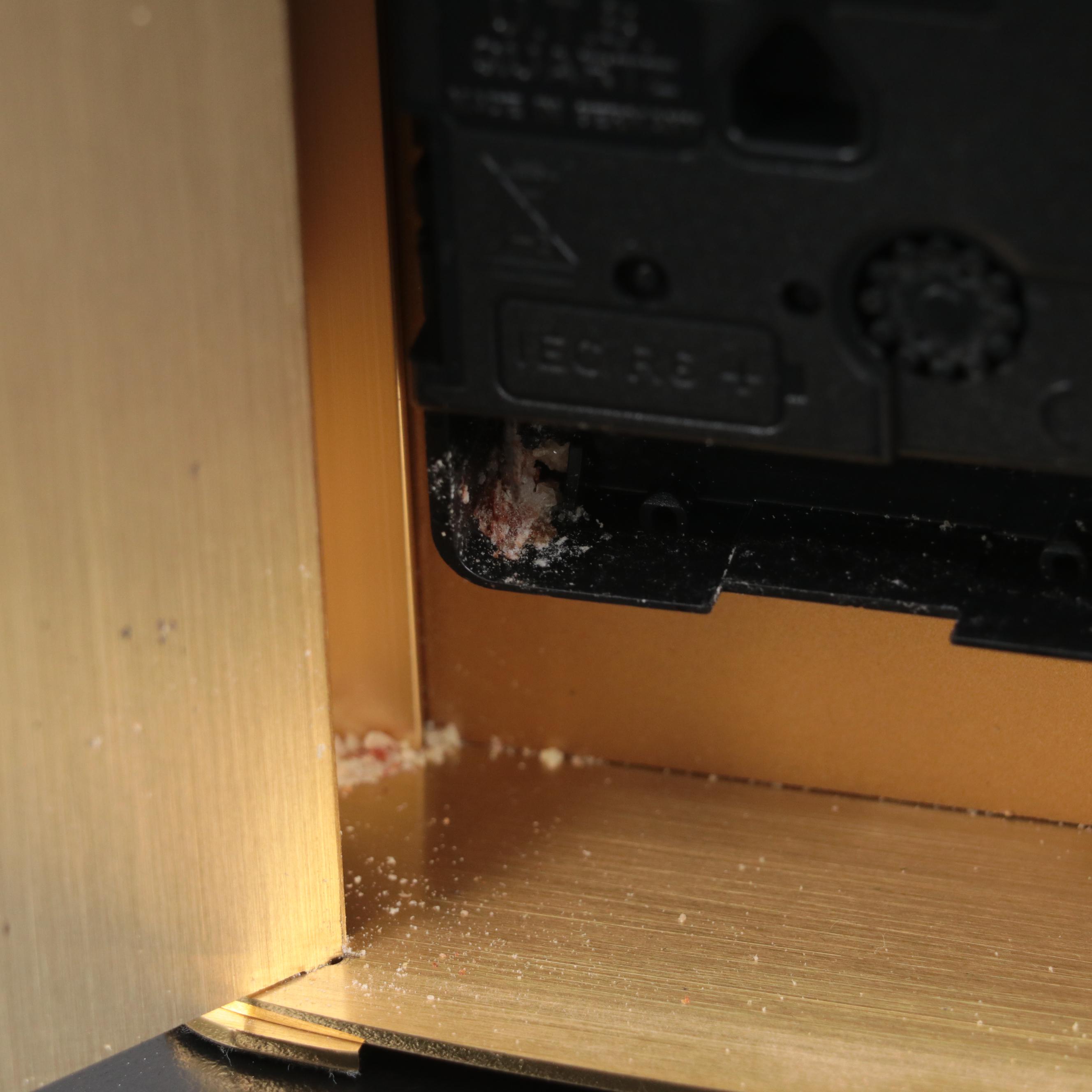 Tiffany & Co. Brass Desk Clock