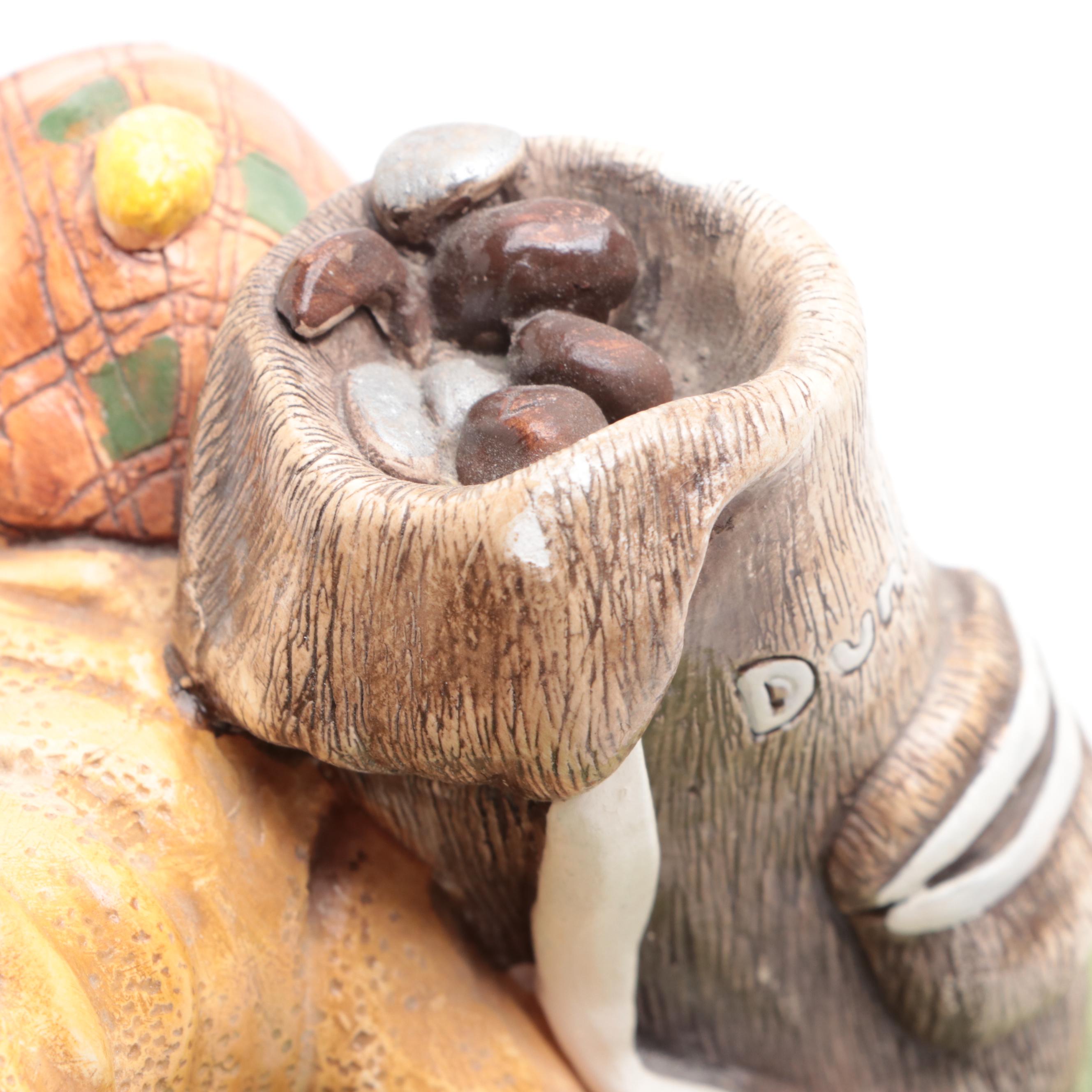 Naturecraft "Golfer" Hand-Painted Stoneware Figurine, 1974