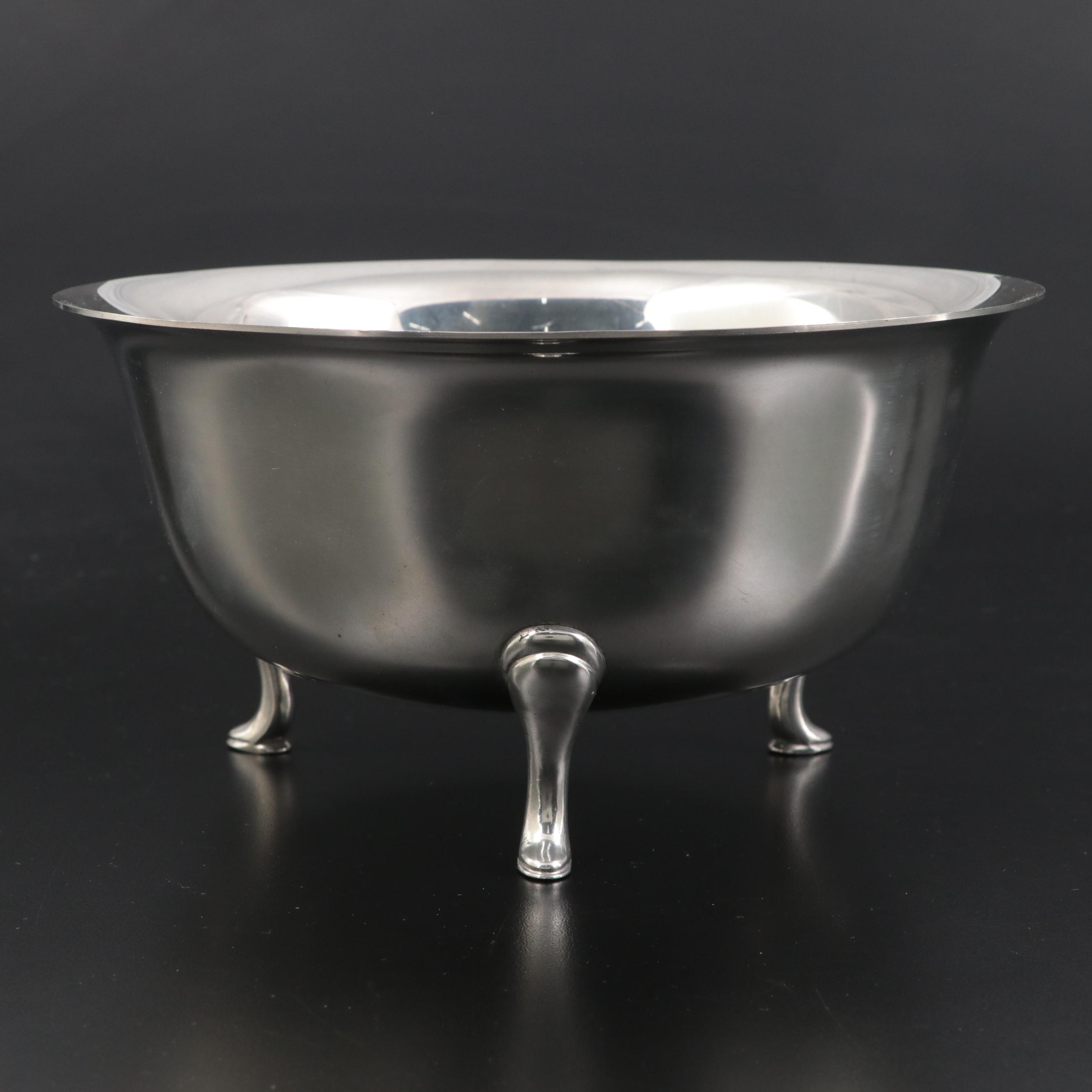 Stieff and Other Pewter Jefferson Cups with Stieff Pewter Footed Bowl