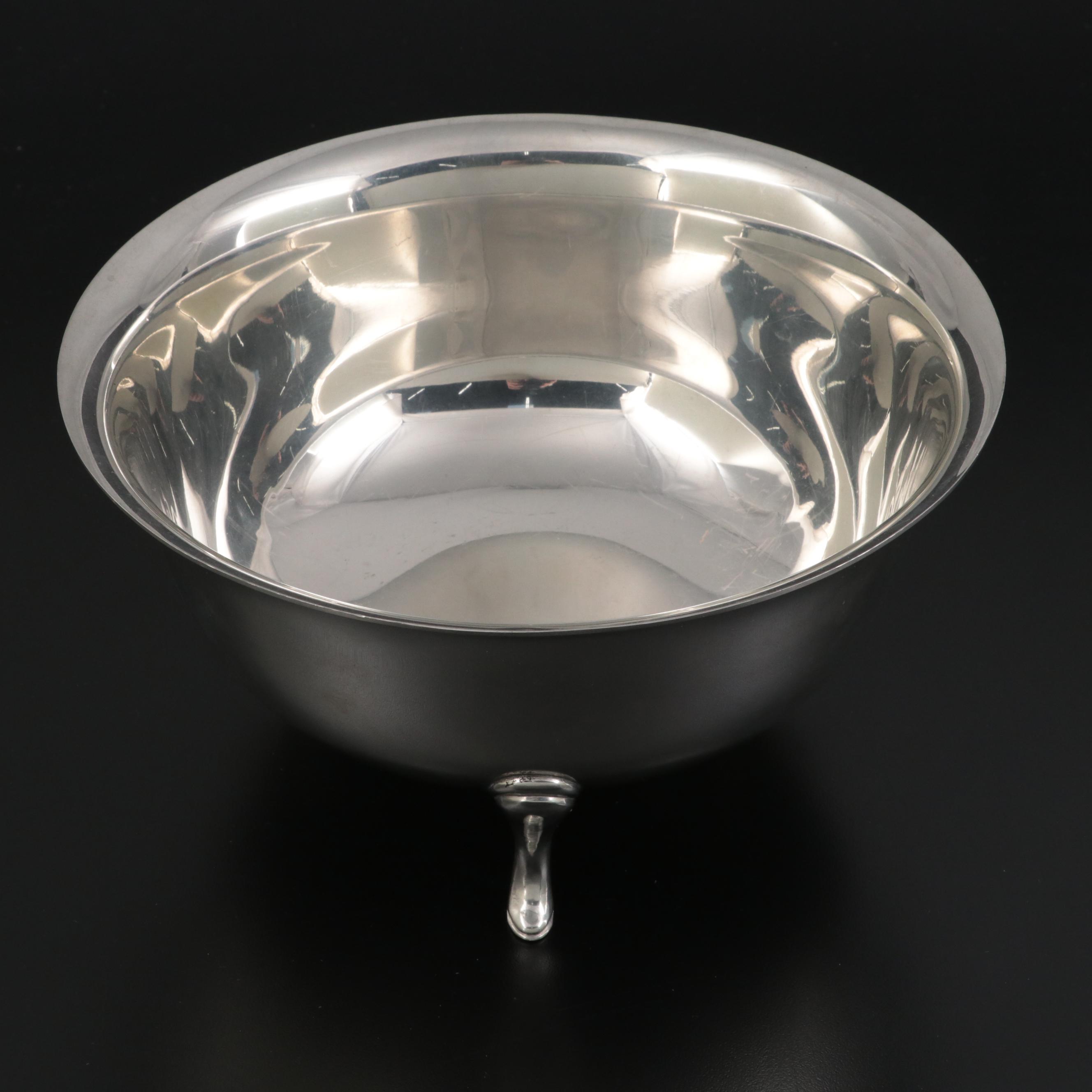 Stieff and Other Pewter Jefferson Cups with Stieff Pewter Footed Bowl