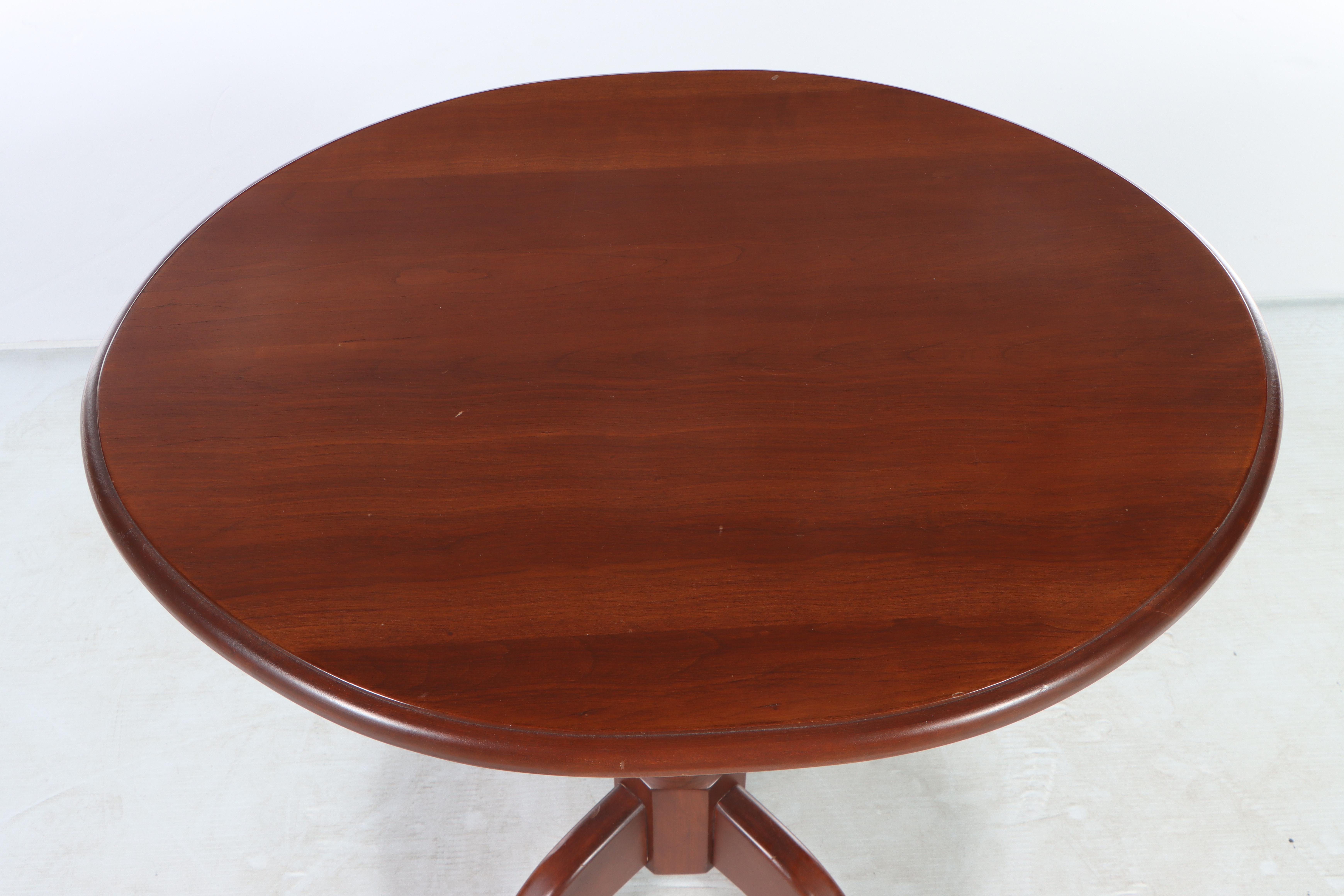 Pair of L. Hitchcock "Fancy" Side Chairs Plus Cherrywood Side Table