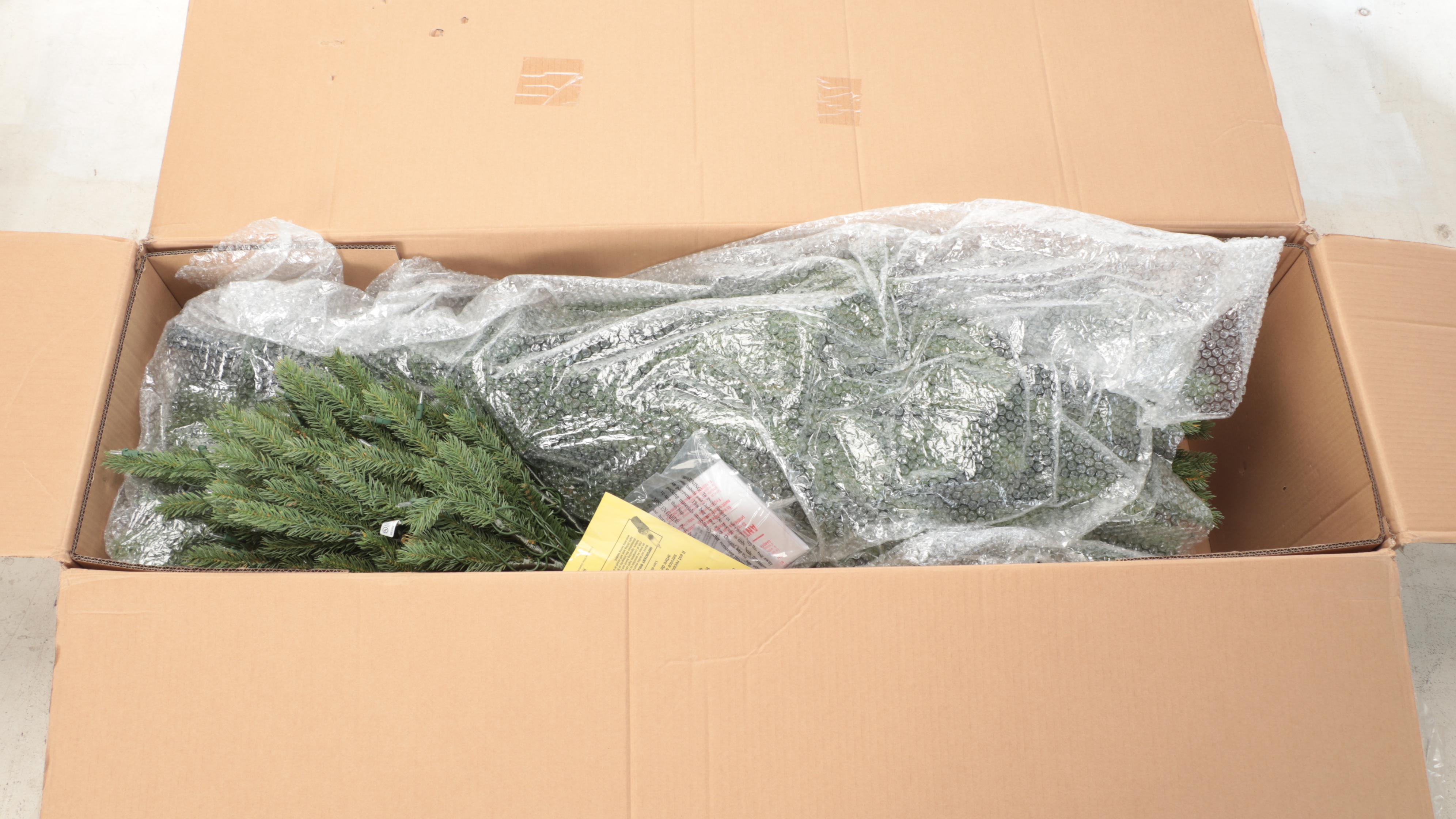 National Tree Company 7.5' Pre-Lit Christmas Tree With Bag