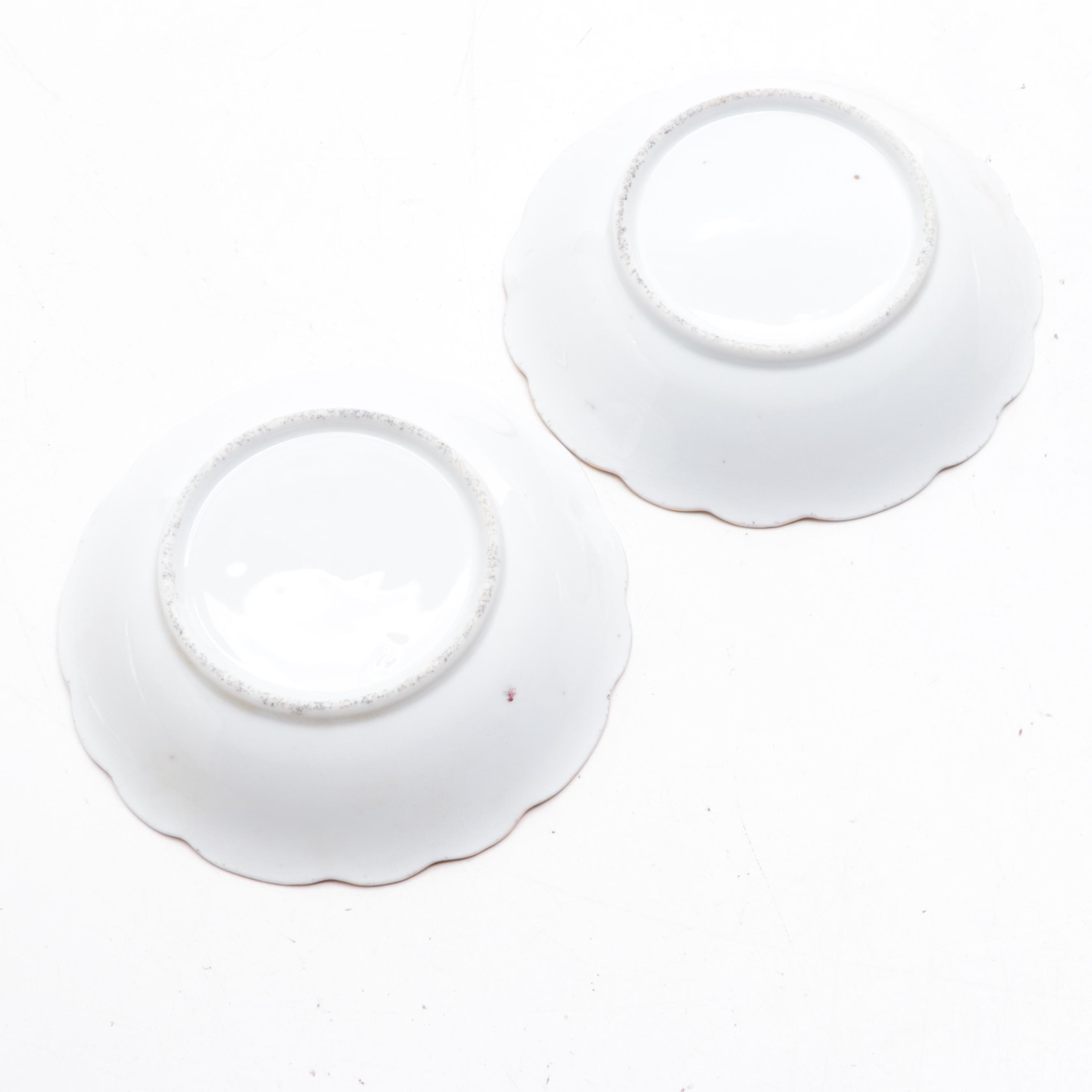 Limoges Porcelain Hand-Painted Porcelain Tankards and Bowls