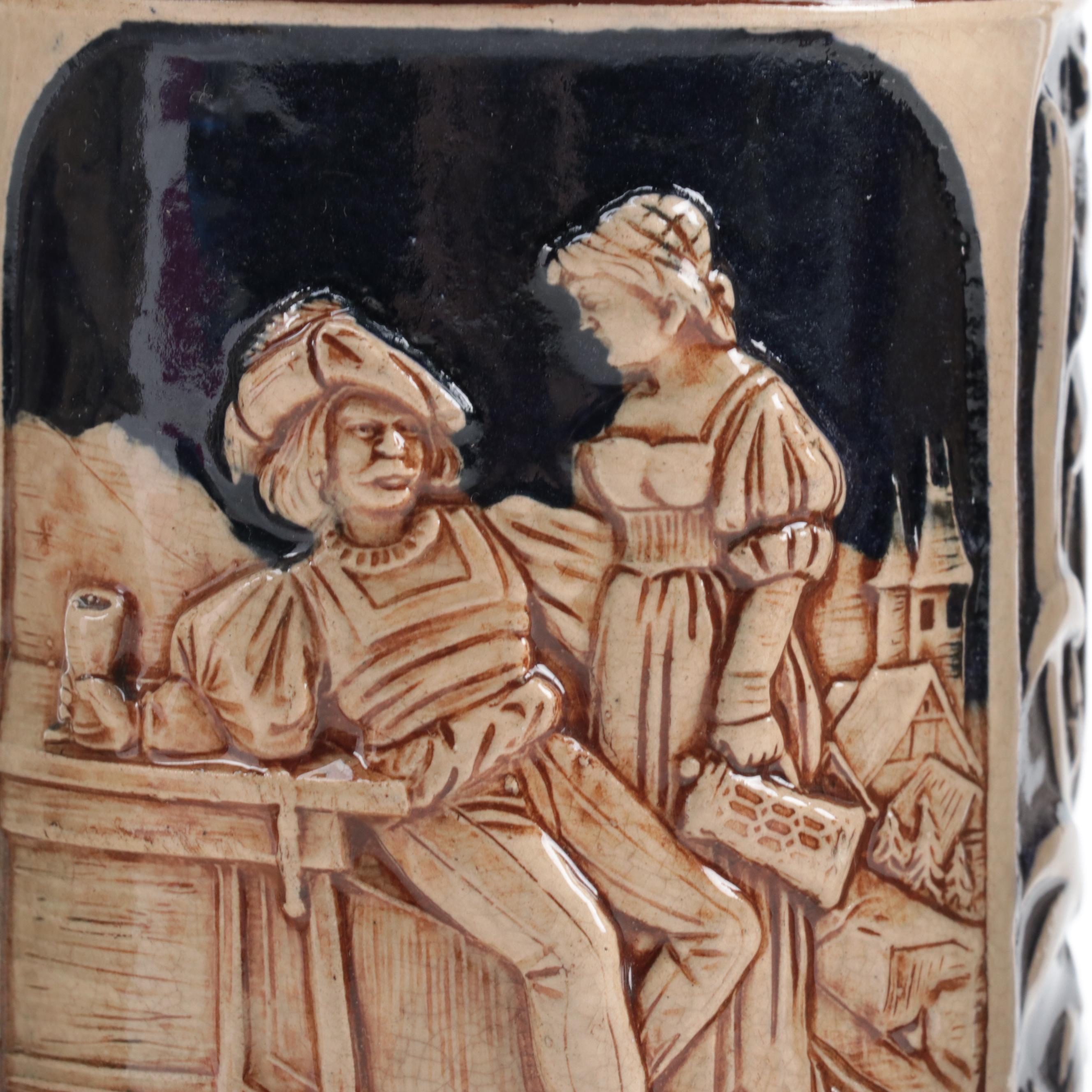 Werner Corzelius and Other German Glazed Earthenware Steins