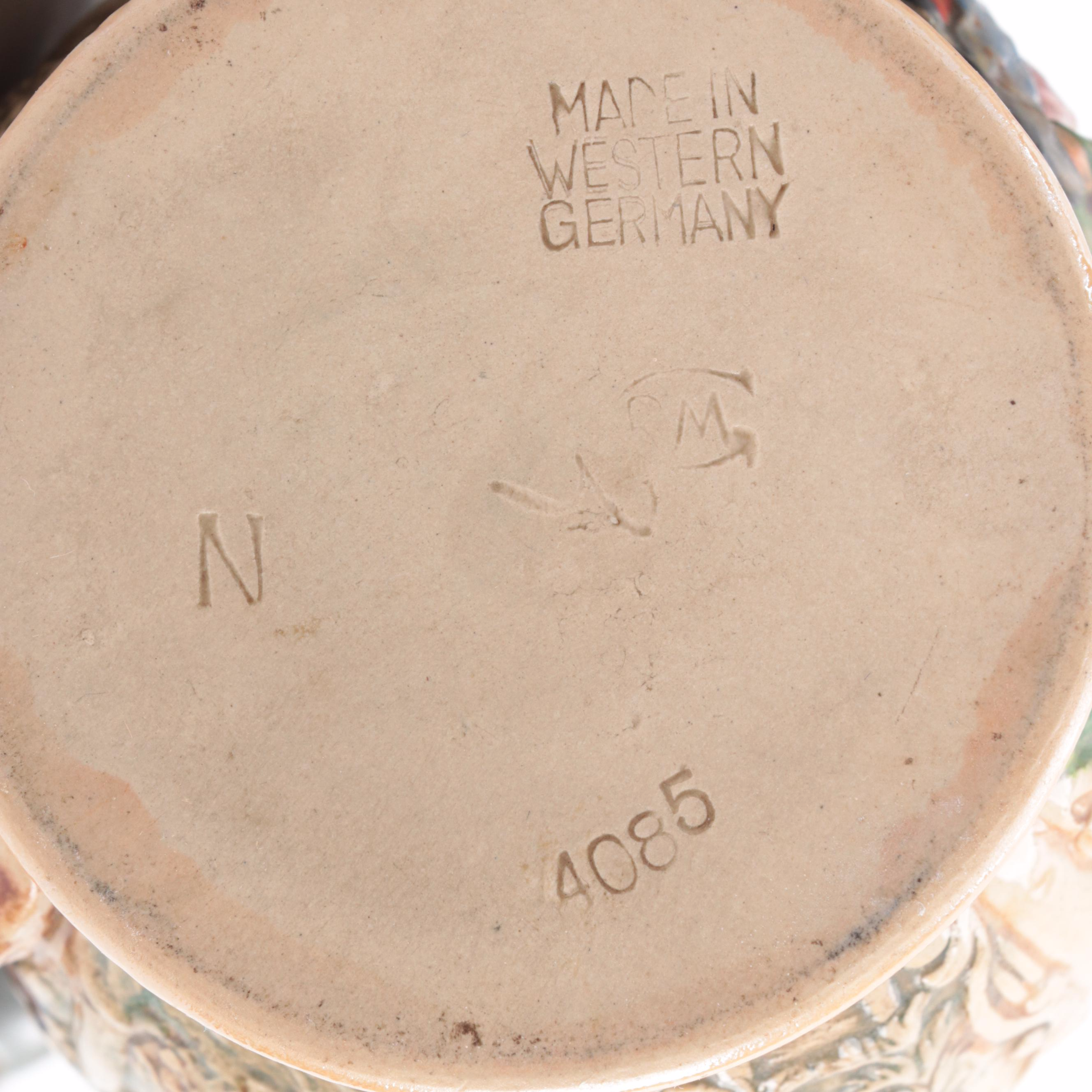 Werner Corzelius and Other German Glazed Earthenware Steins