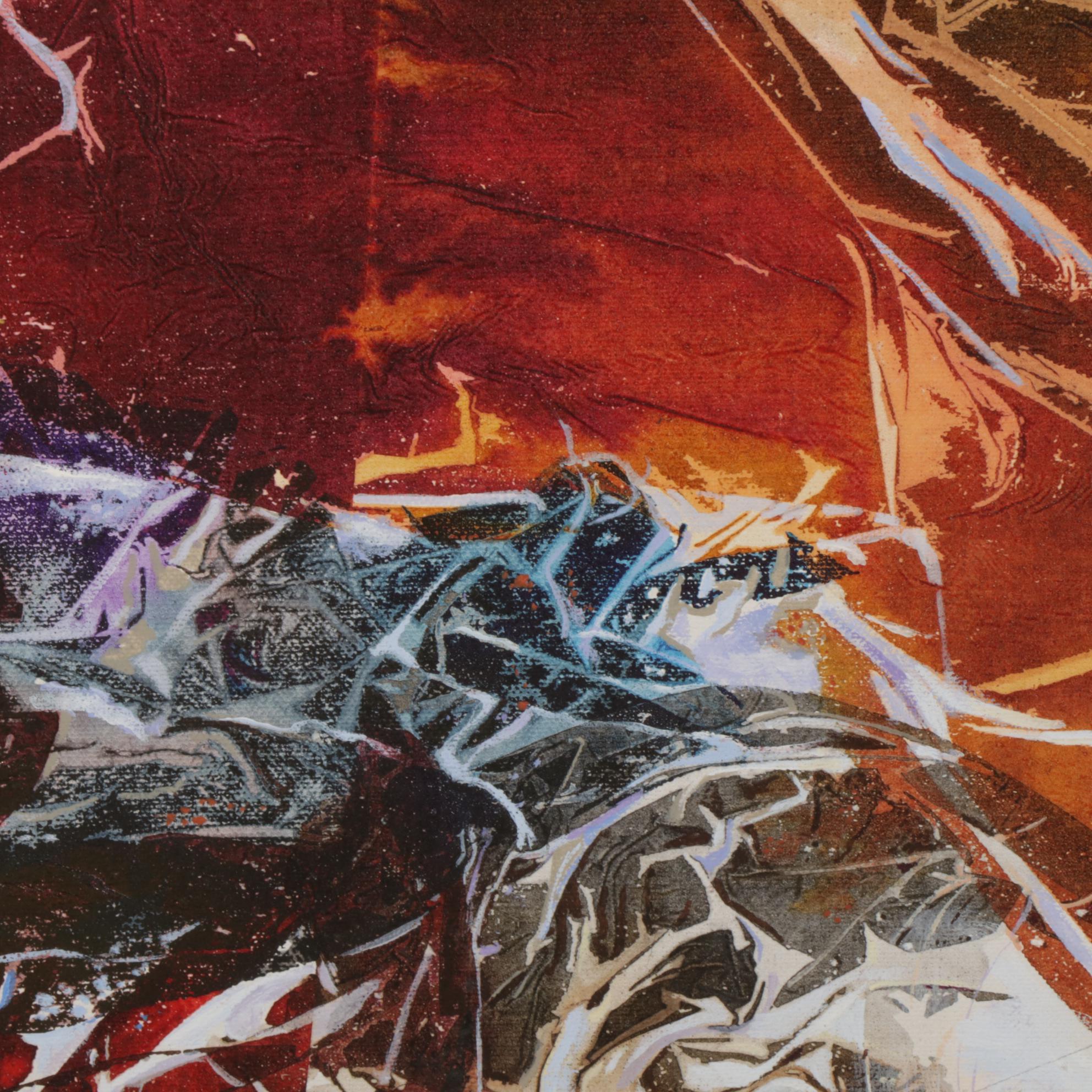 Dianne Almendinger Acrylic Painting "The Big One," 1989