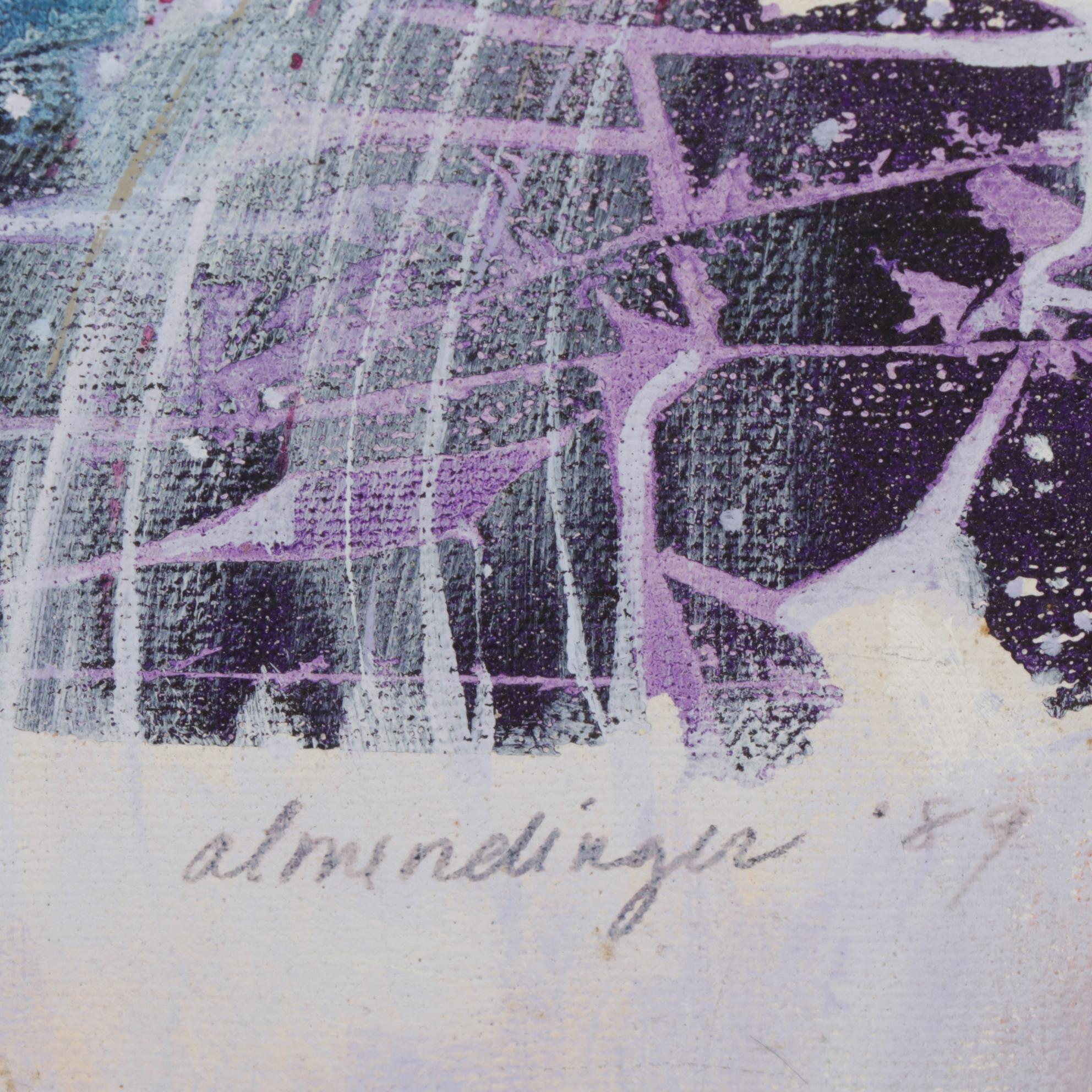 Dianne Almendinger Acrylic Painting "The Big One," 1989