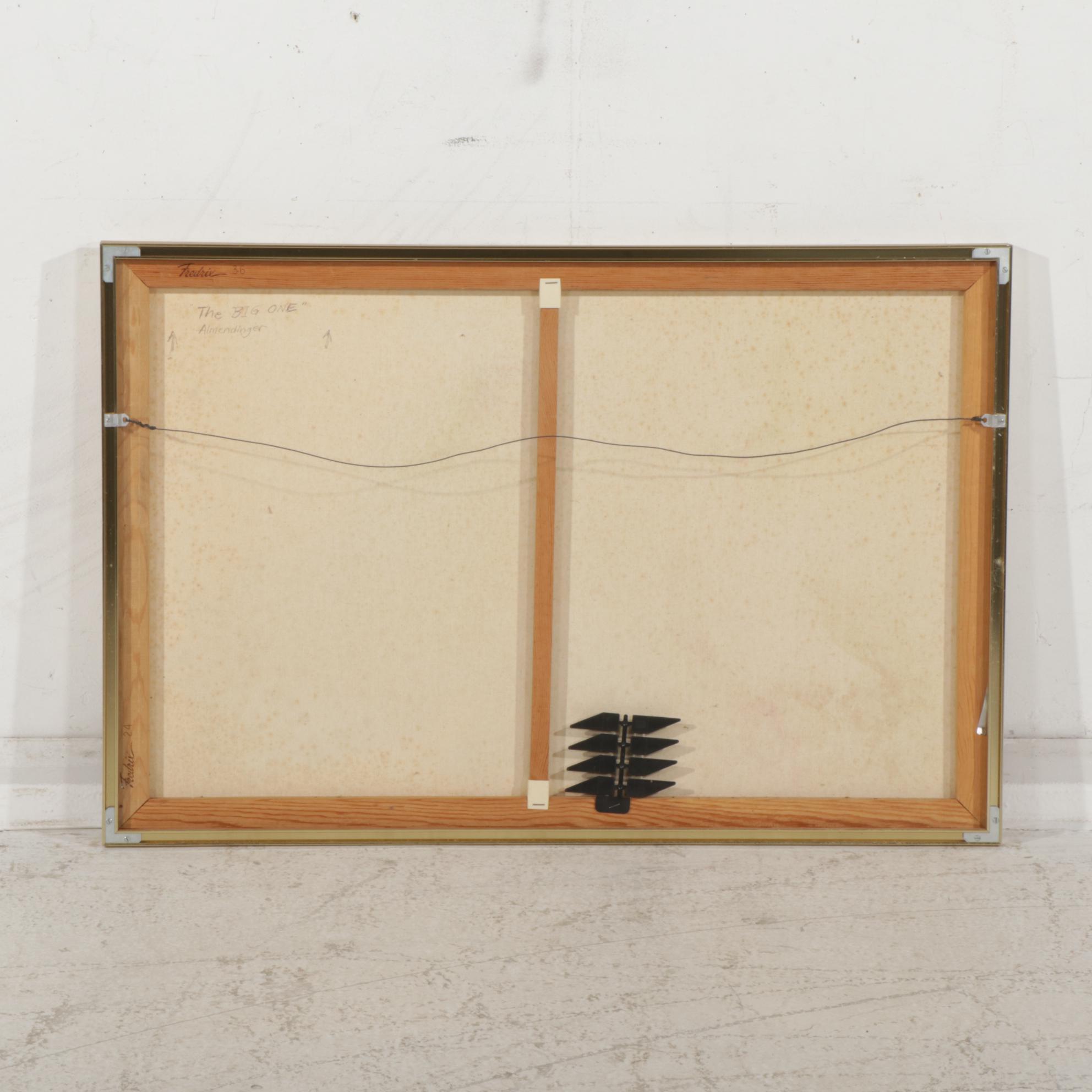 Dianne Almendinger Acrylic Painting "The Big One," 1989