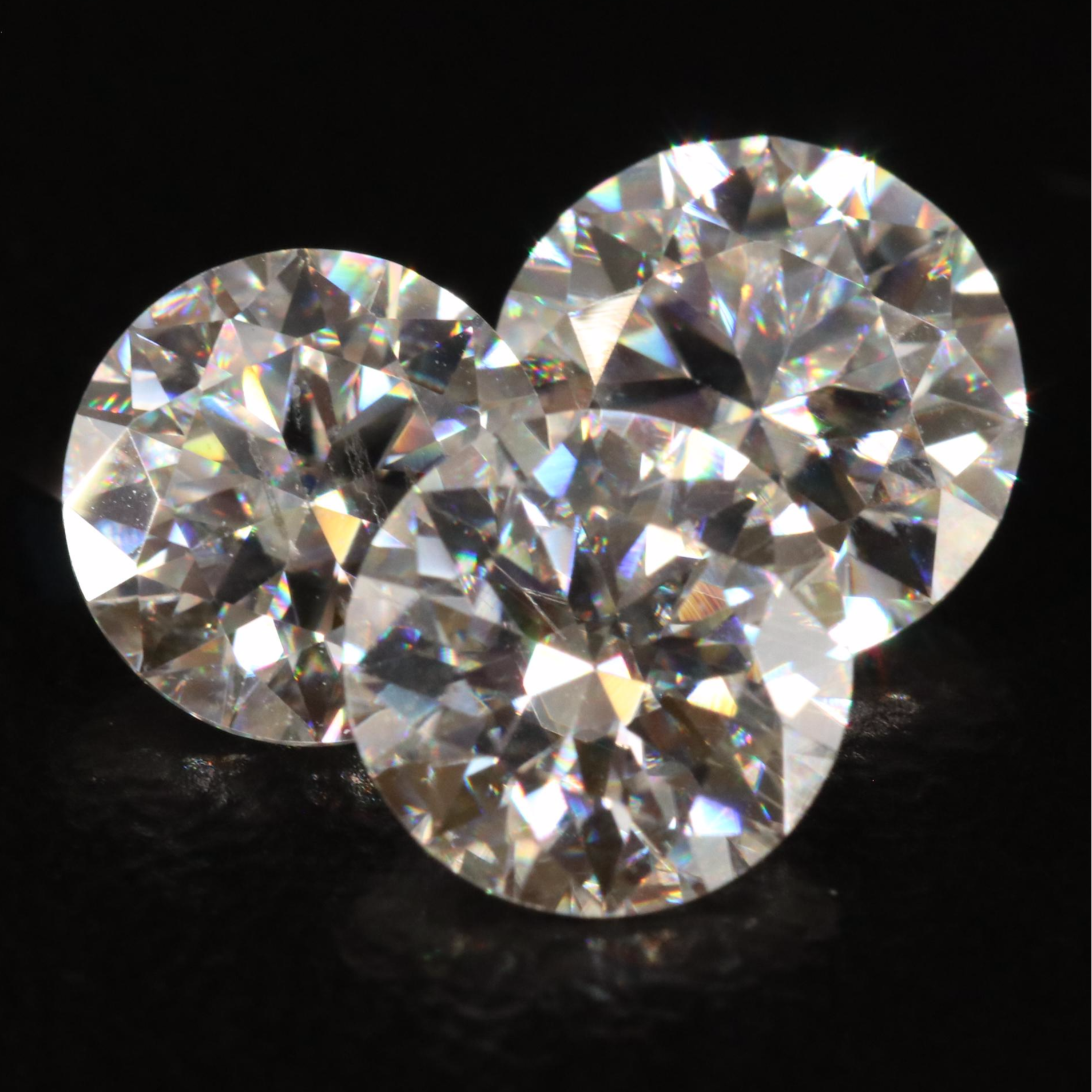 Loose 3.04 CTW Moissanite